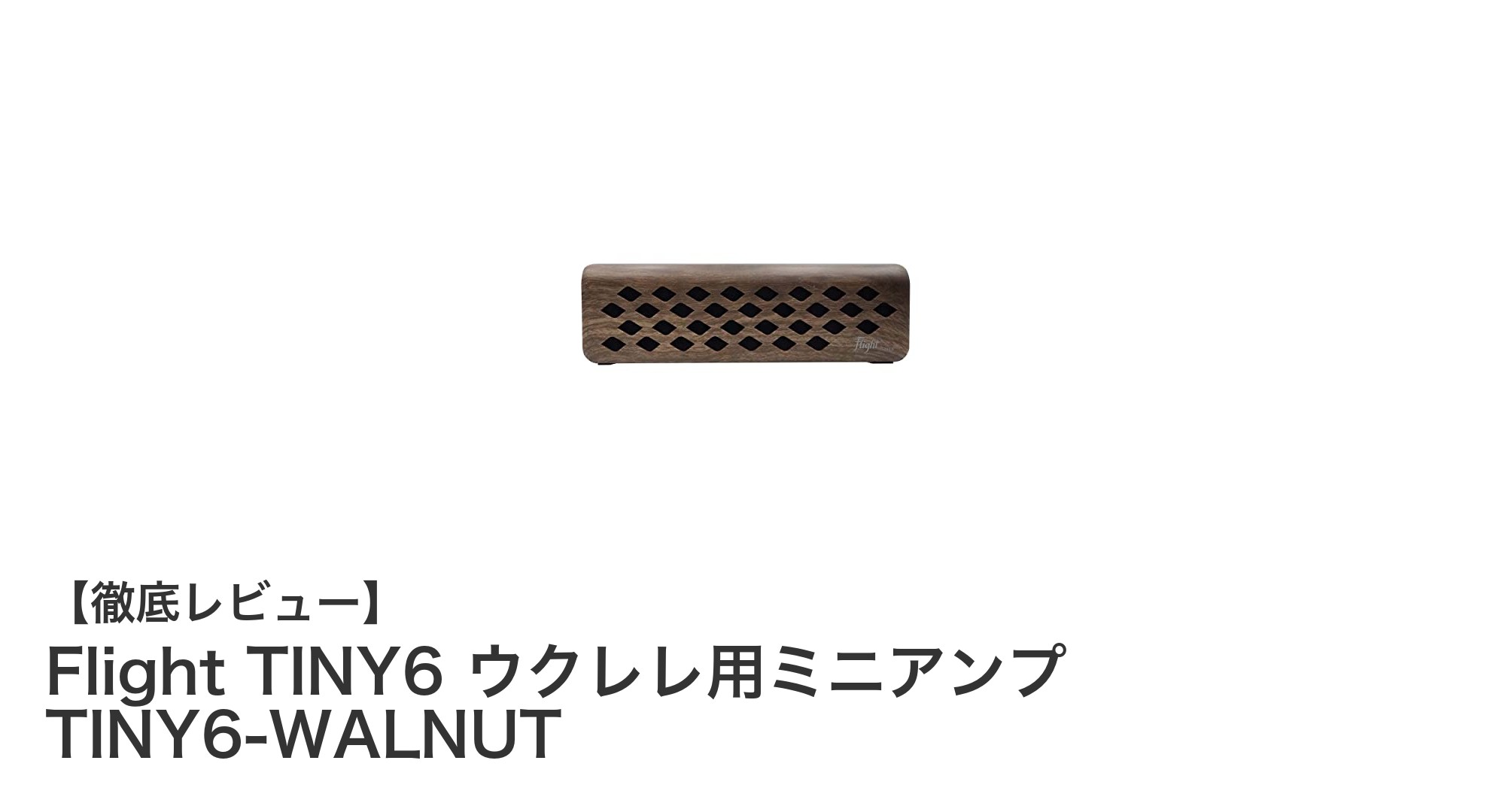 コンパクトで高性能!Flight TINY6 ウクレレ用ミニアンプの魅力に迫る