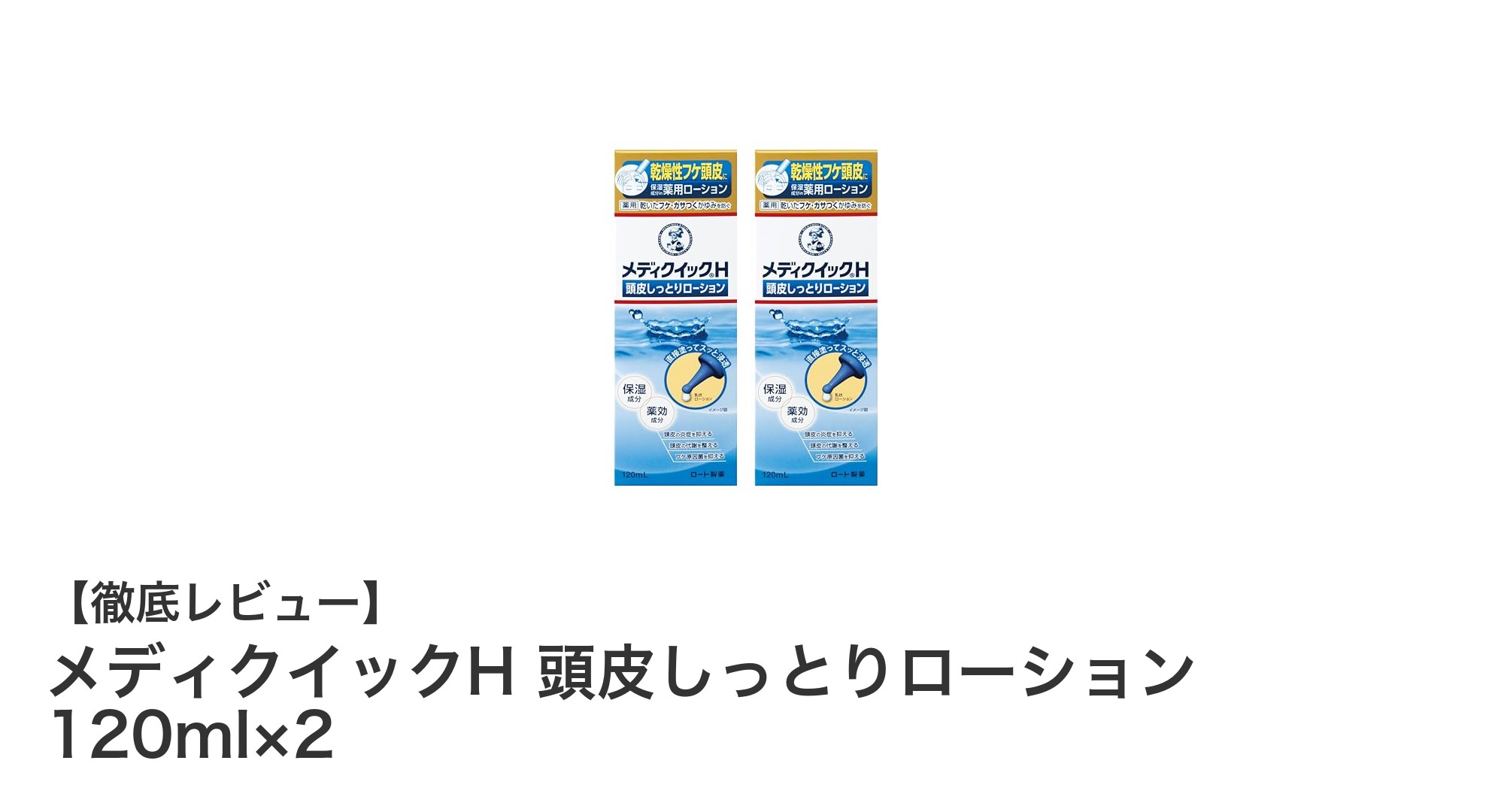敏感肌にも安心！メディクイックH 頭皮しっとりローション 120ml×2の魅力徹底解説