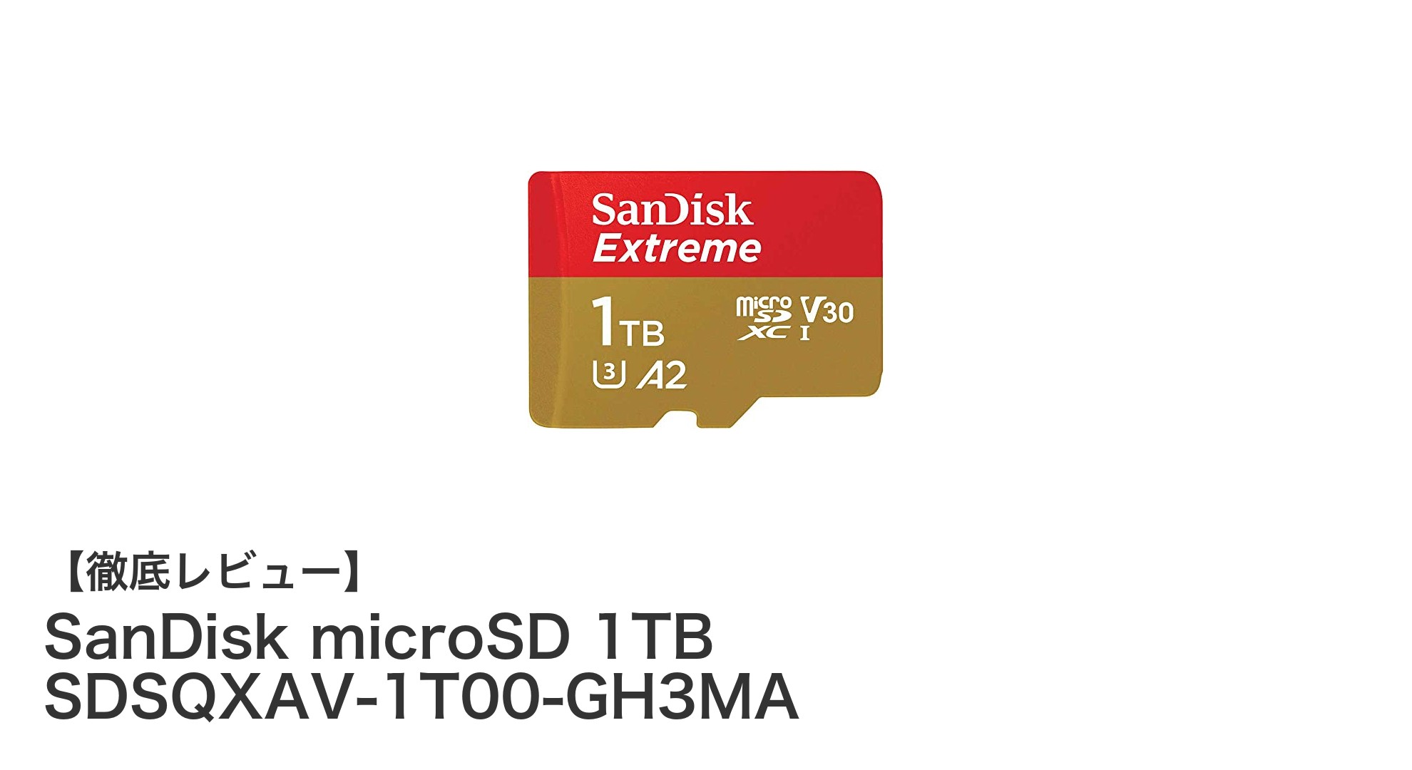 圧倒的な大容量と高速性能!SanDisk microSD 1TBで4K動画もゲームも快適保存