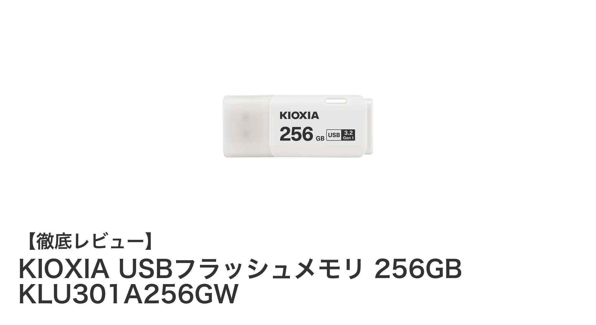 大容量256GB!KIOXIA製USBフラッシュメモリで高速&安心のデータ保存を実現