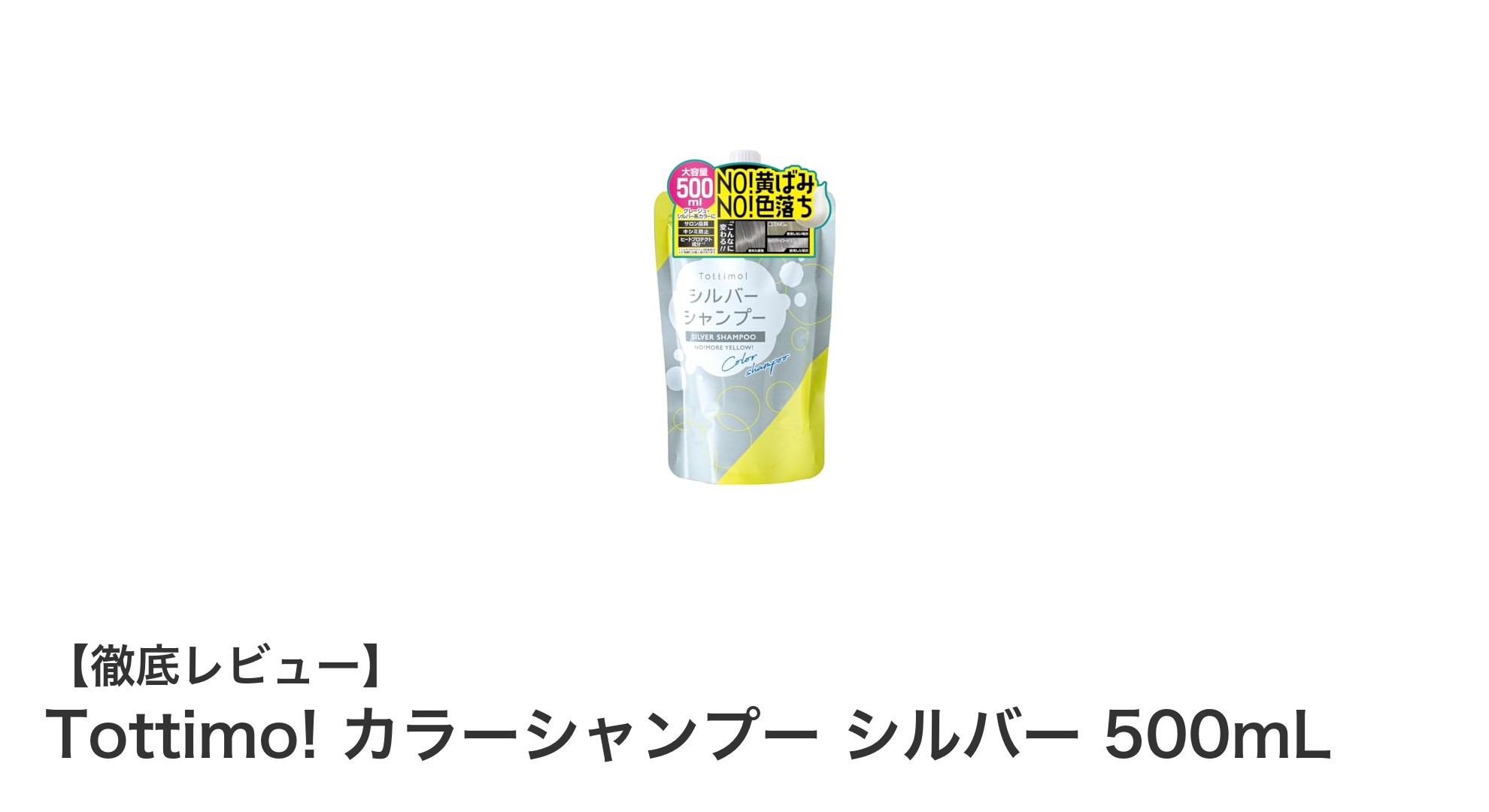 Tottimo! カラーシャンプー シルバーで美しい髪色を長持ちさせる秘訣