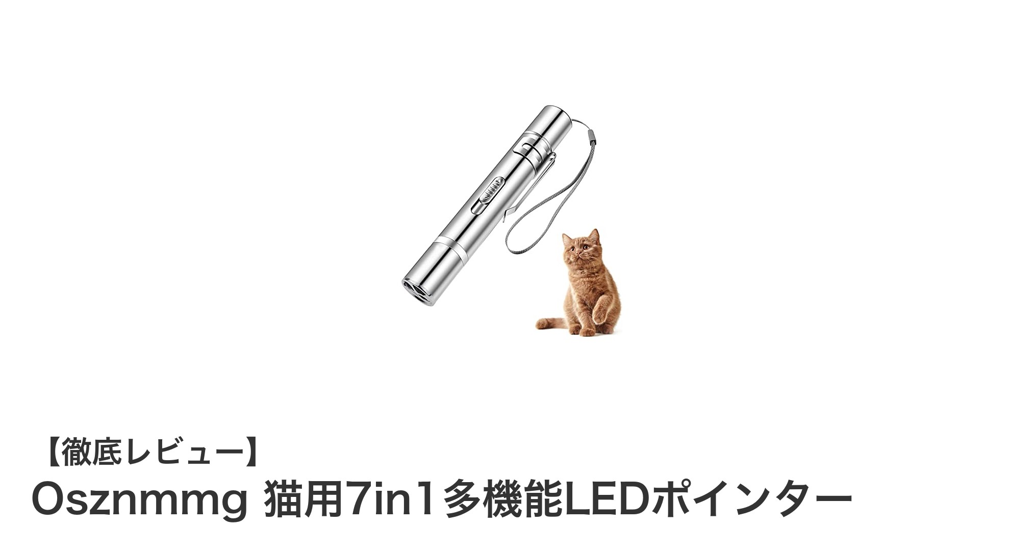 多機能で遊び心満載!Osznmmg猫用7in1多機能LEDポインターの魅力徹底解説