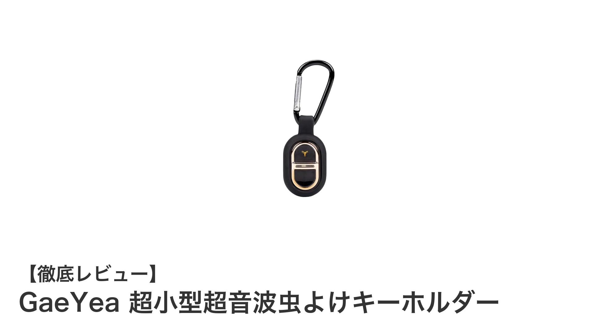 持ち運び便利!GaeYeaの超小型超音波虫よけキーホルダーで快適な虫対策を