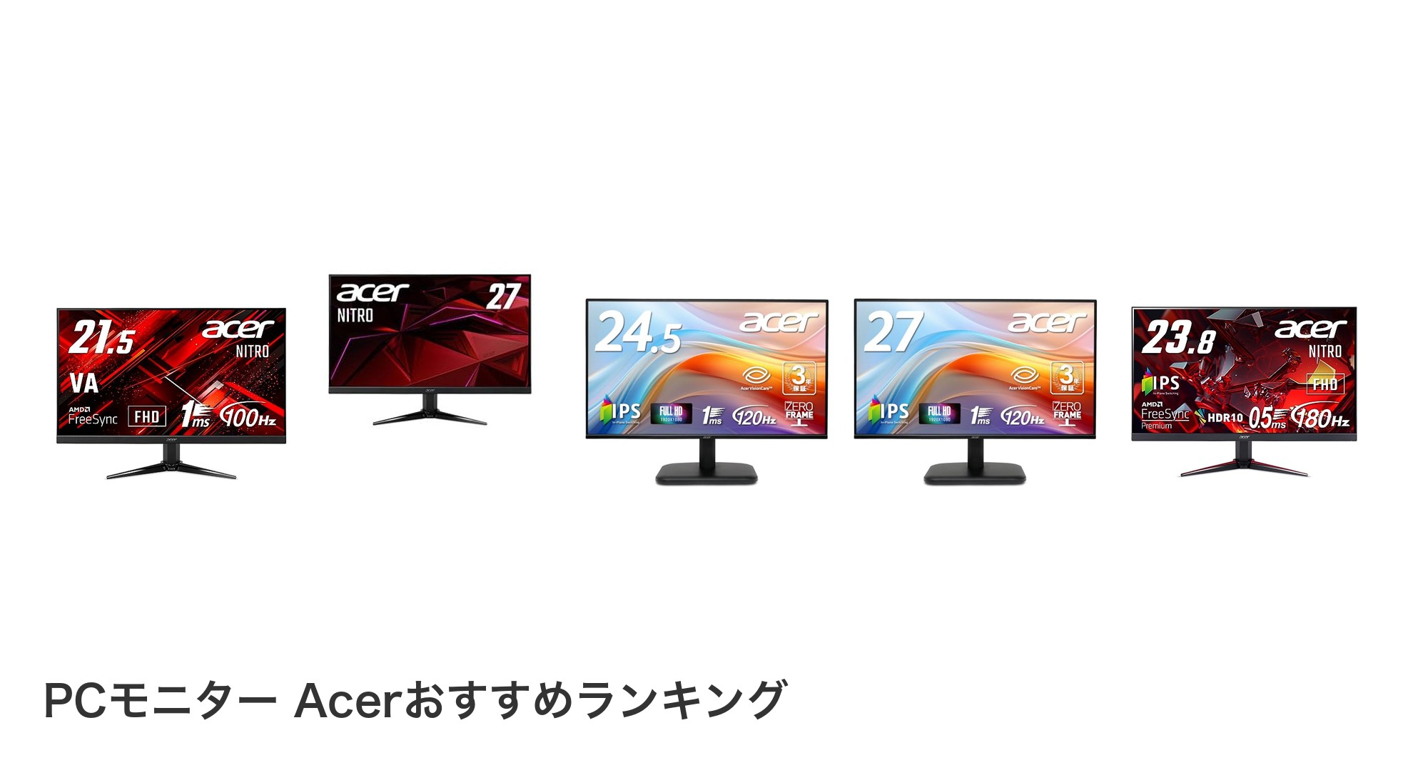 PCモニター Acerのおすすめランキング