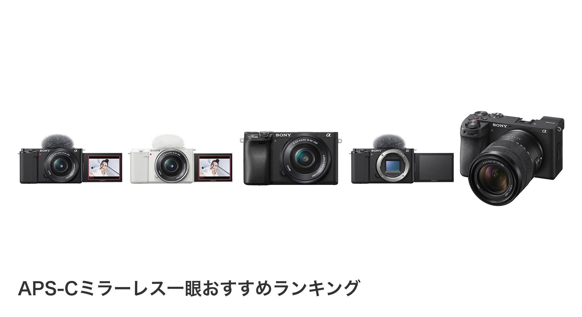 APS-Cミラーレス一眼のおすすめランキング