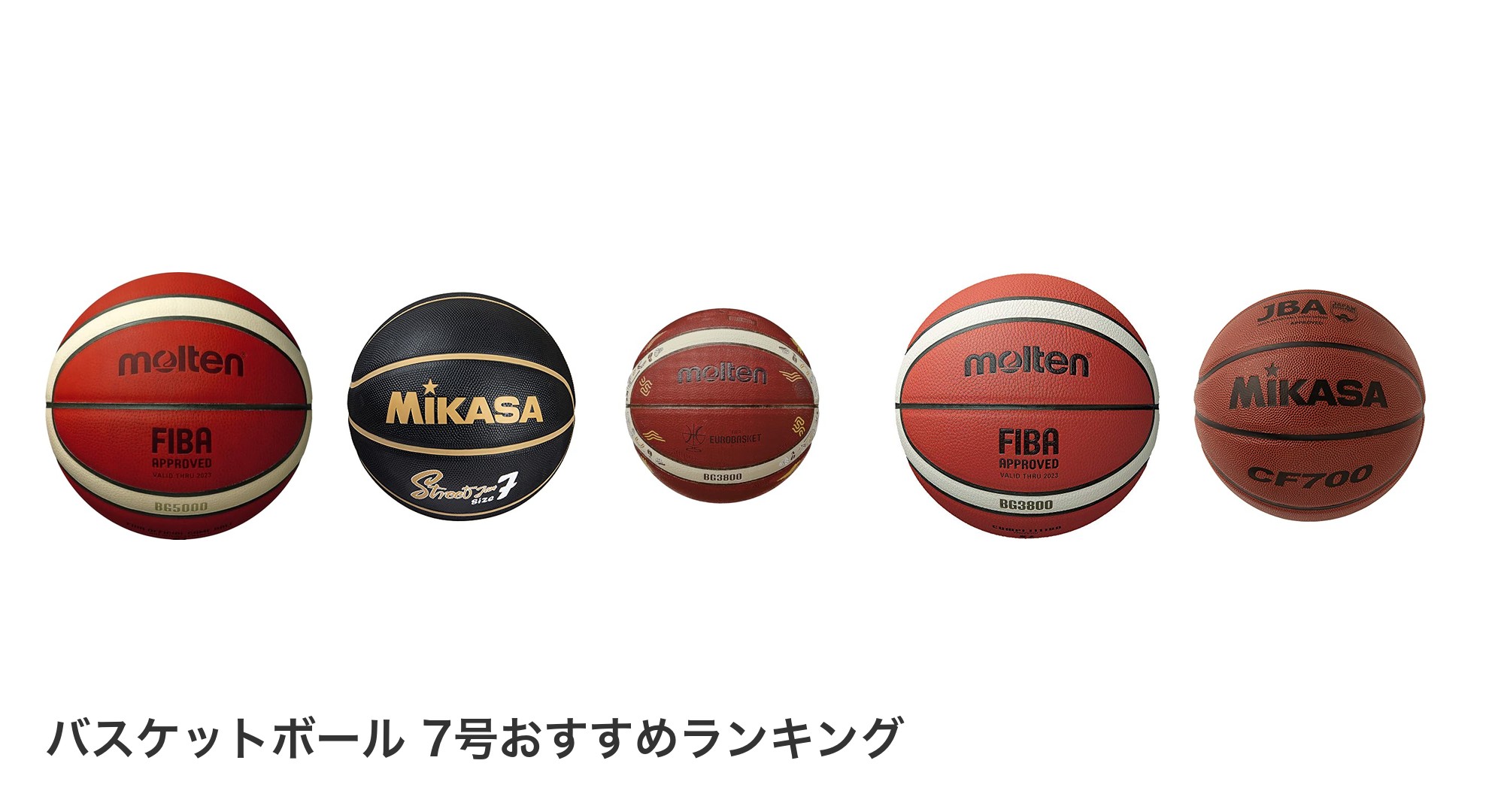 バスケットボール 7号のおすすめランキング