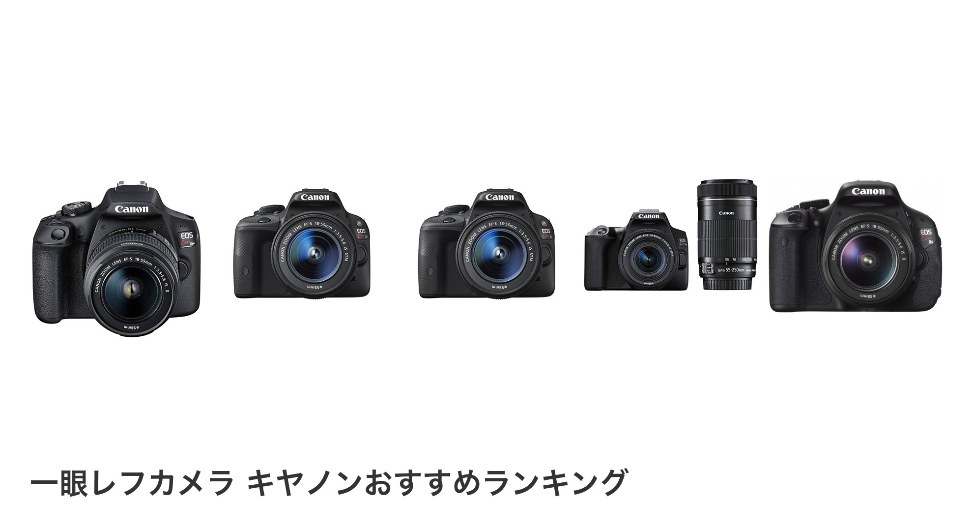 一眼レフカメラ キヤノンのおすすめランキング
