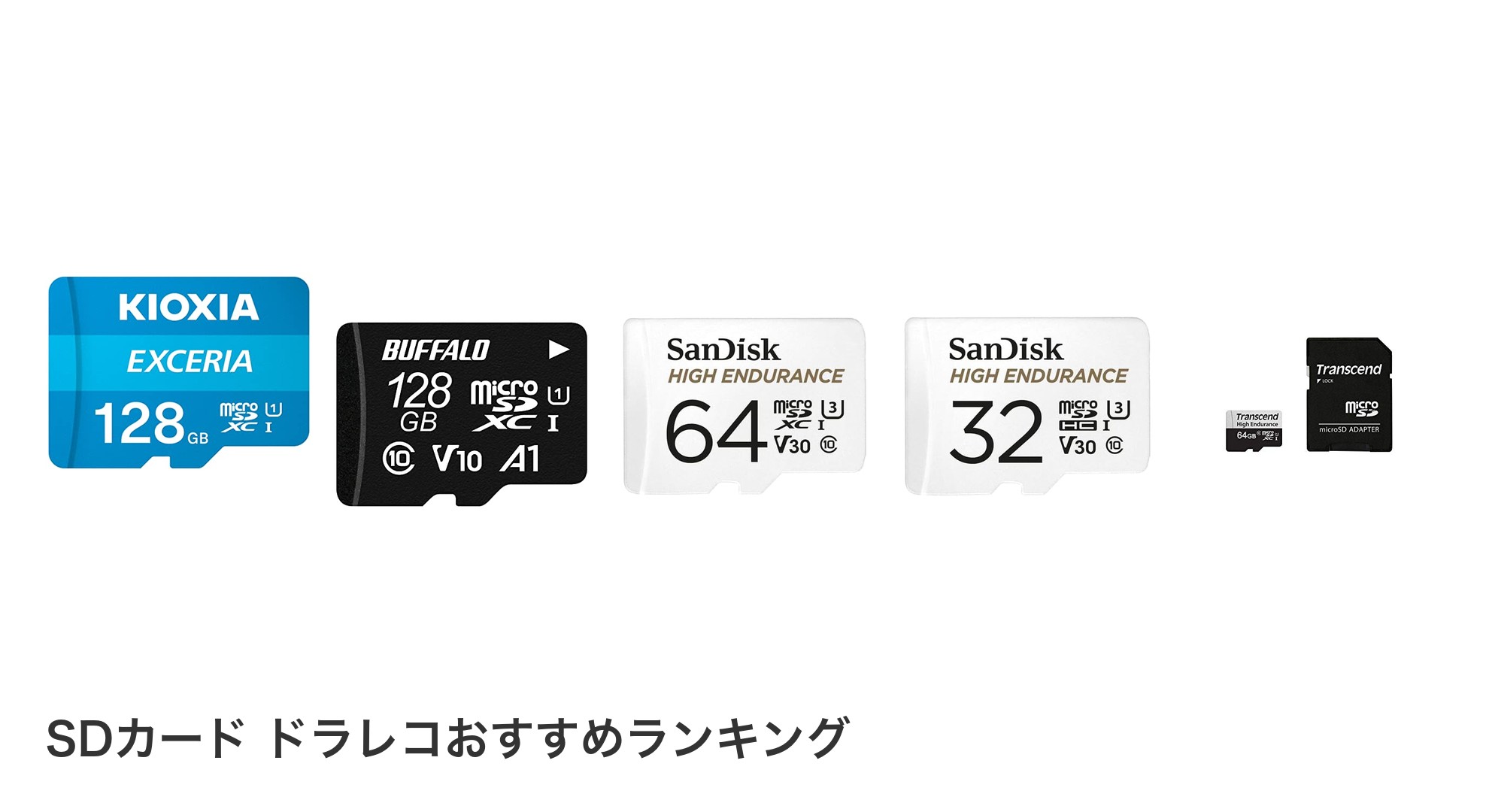 SDカード ドラレコのおすすめランキング