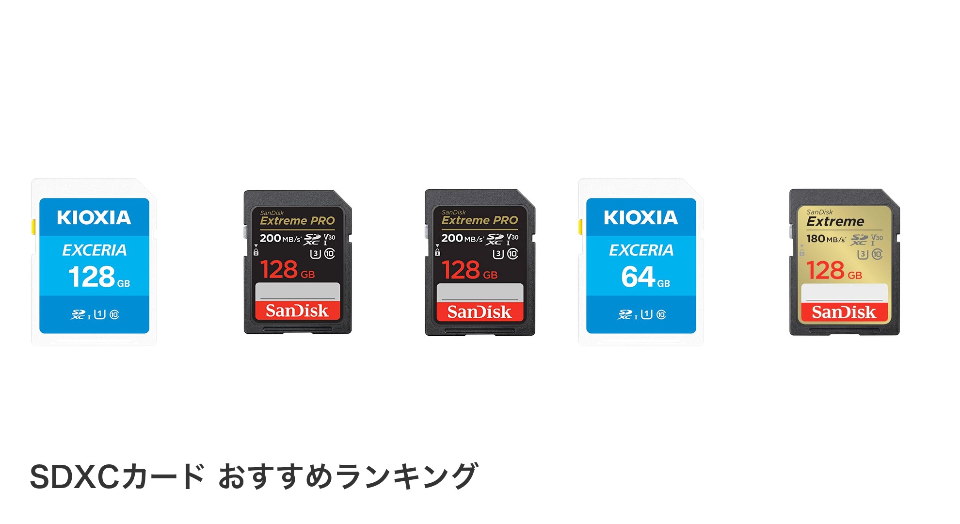SDXCカード のおすすめランキング