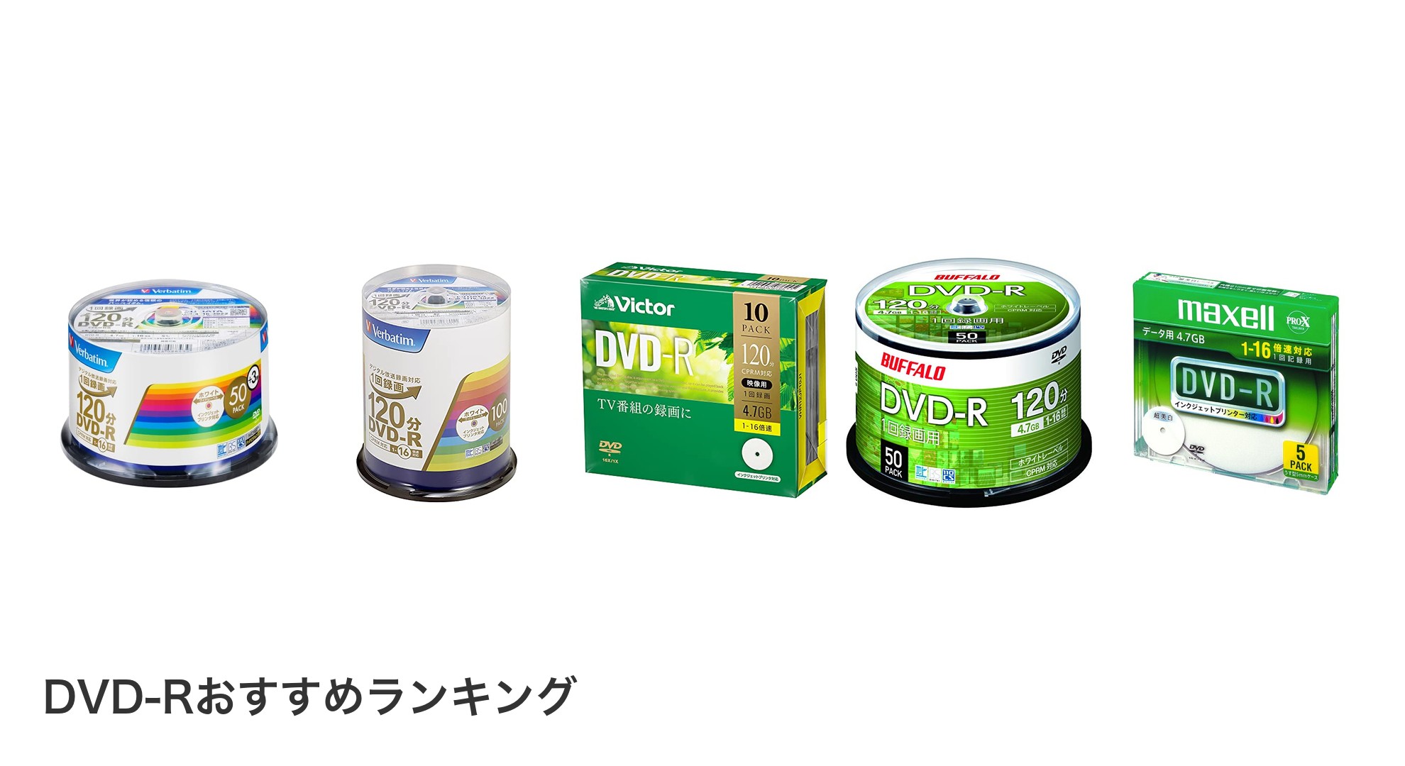 DVD-Rのおすすめランキング