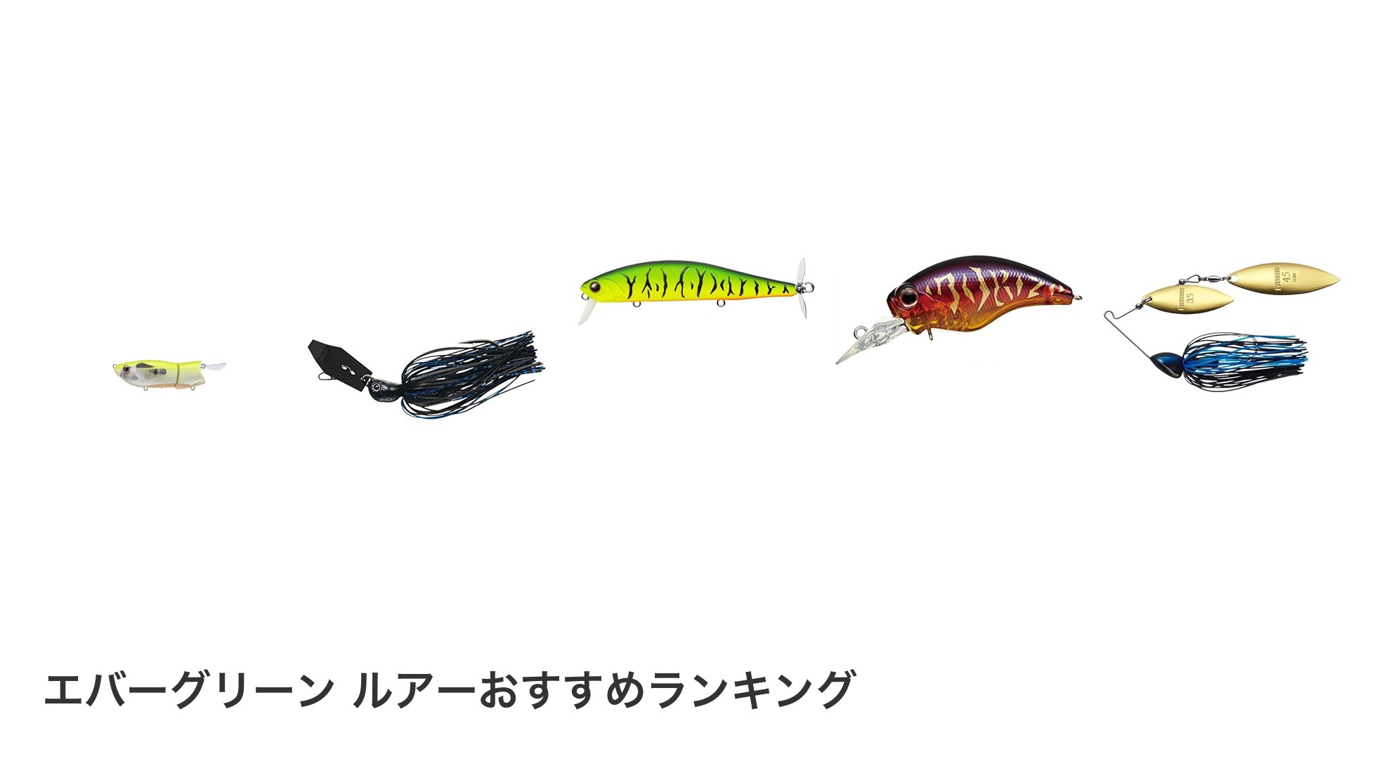 エバーグリーン ルアーのおすすめランキング