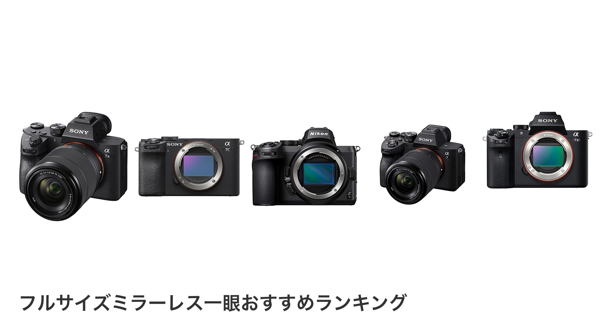 フルサイズミラーレス一眼のおすすめランキング