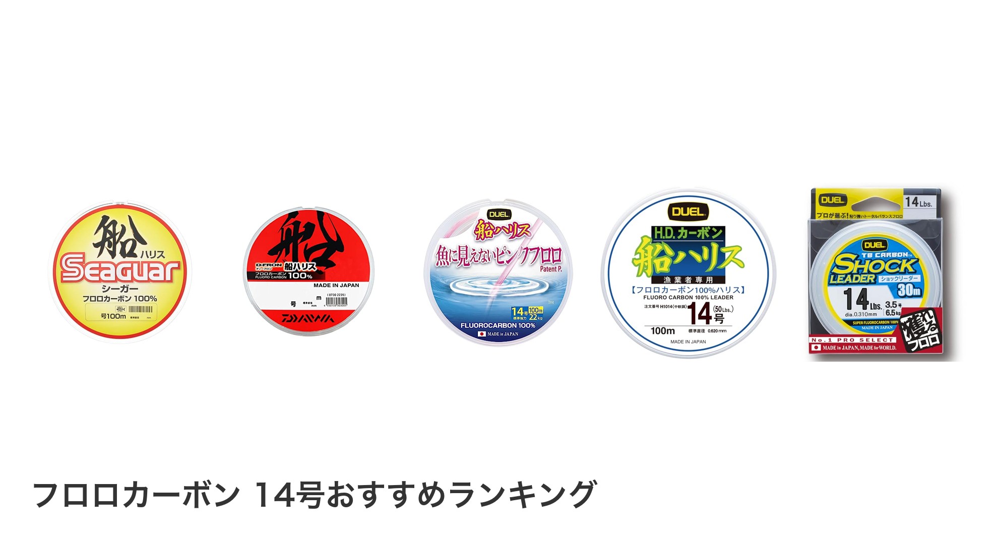 フロロカーボン 14号のおすすめランキング