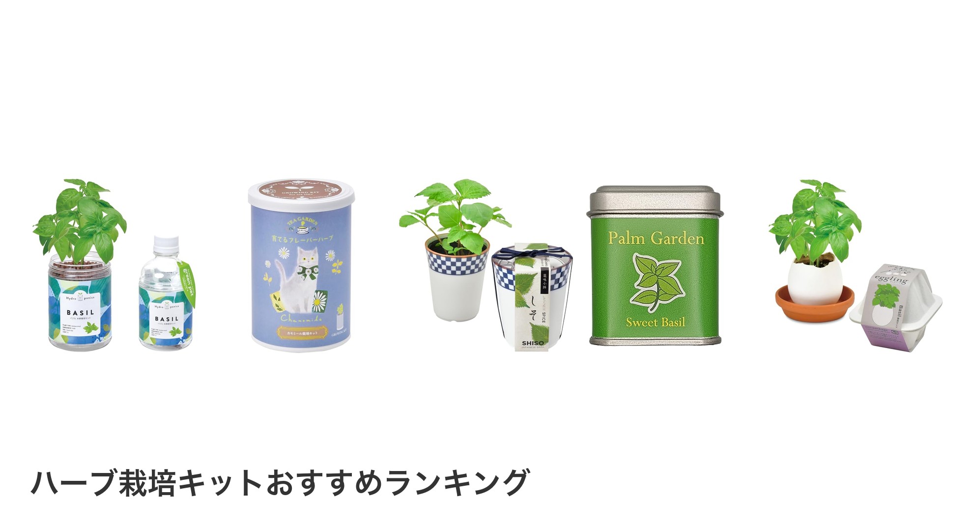 ハーブ栽培キットのおすすめランキング