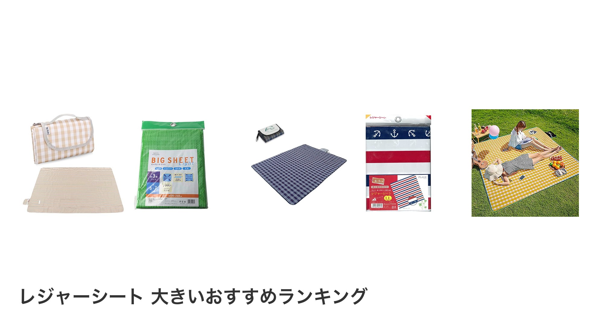 レジャーシート 大きいのおすすめランキング