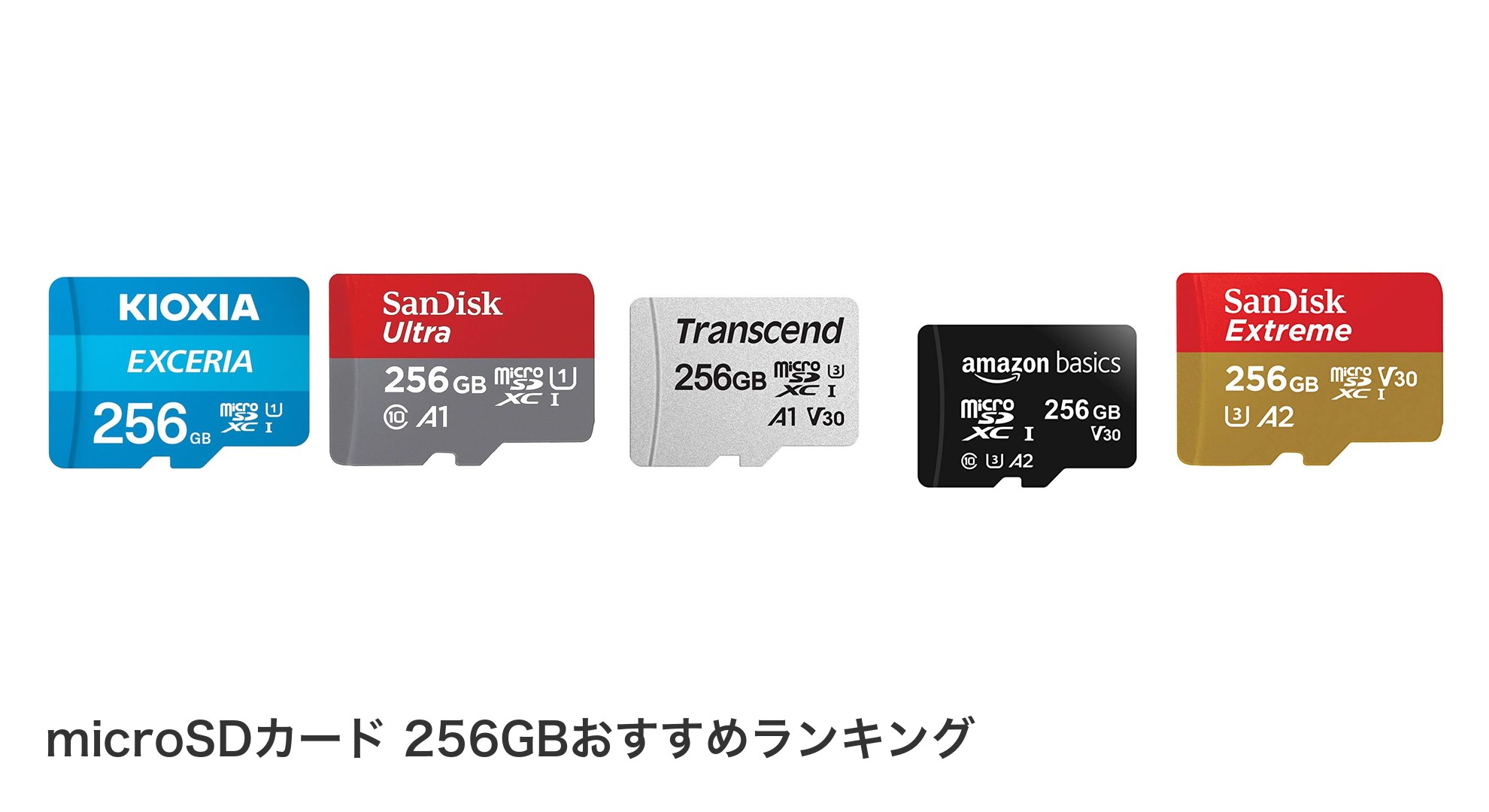 microSDカード 256GBのおすすめランキング
