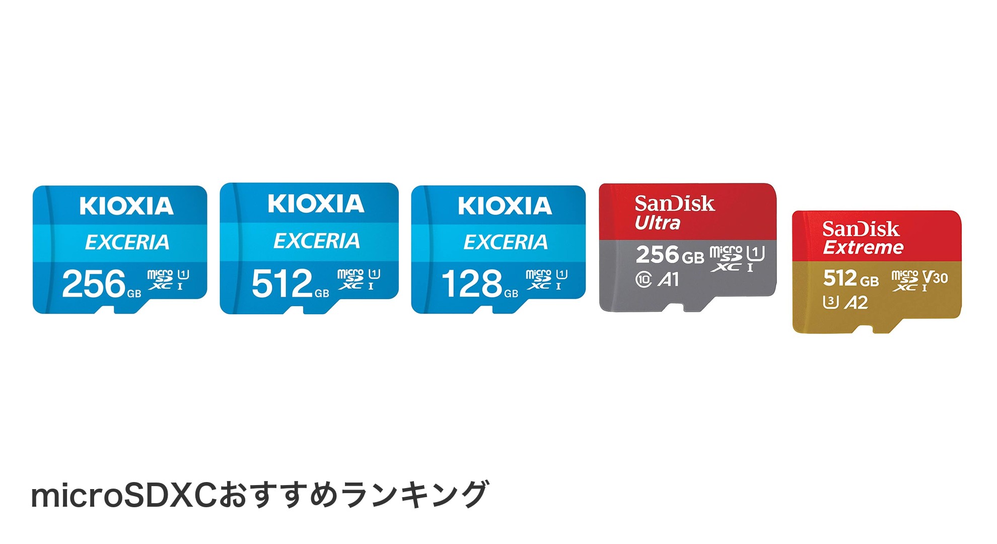 microSDXCのおすすめランキング