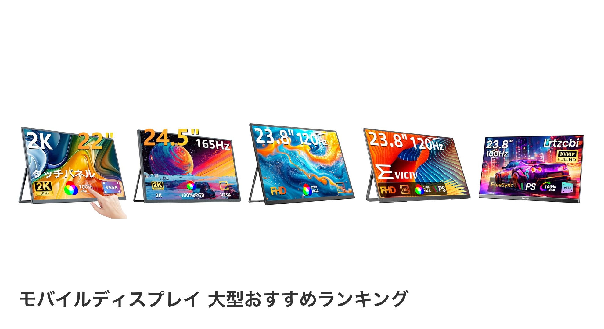 モバイルディスプレイ 大型のおすすめランキング