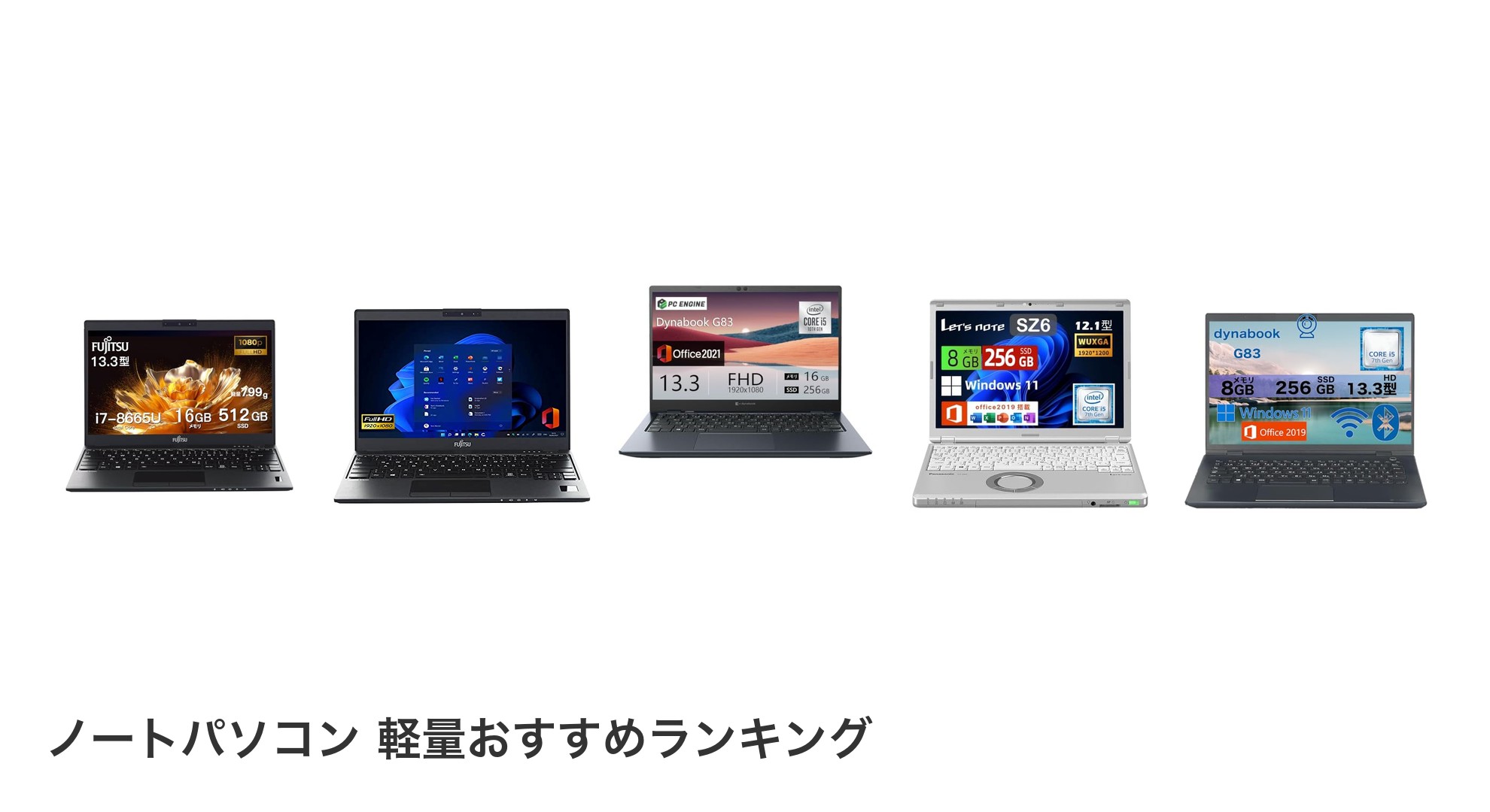 ノートパソコン 軽量のおすすめランキング
