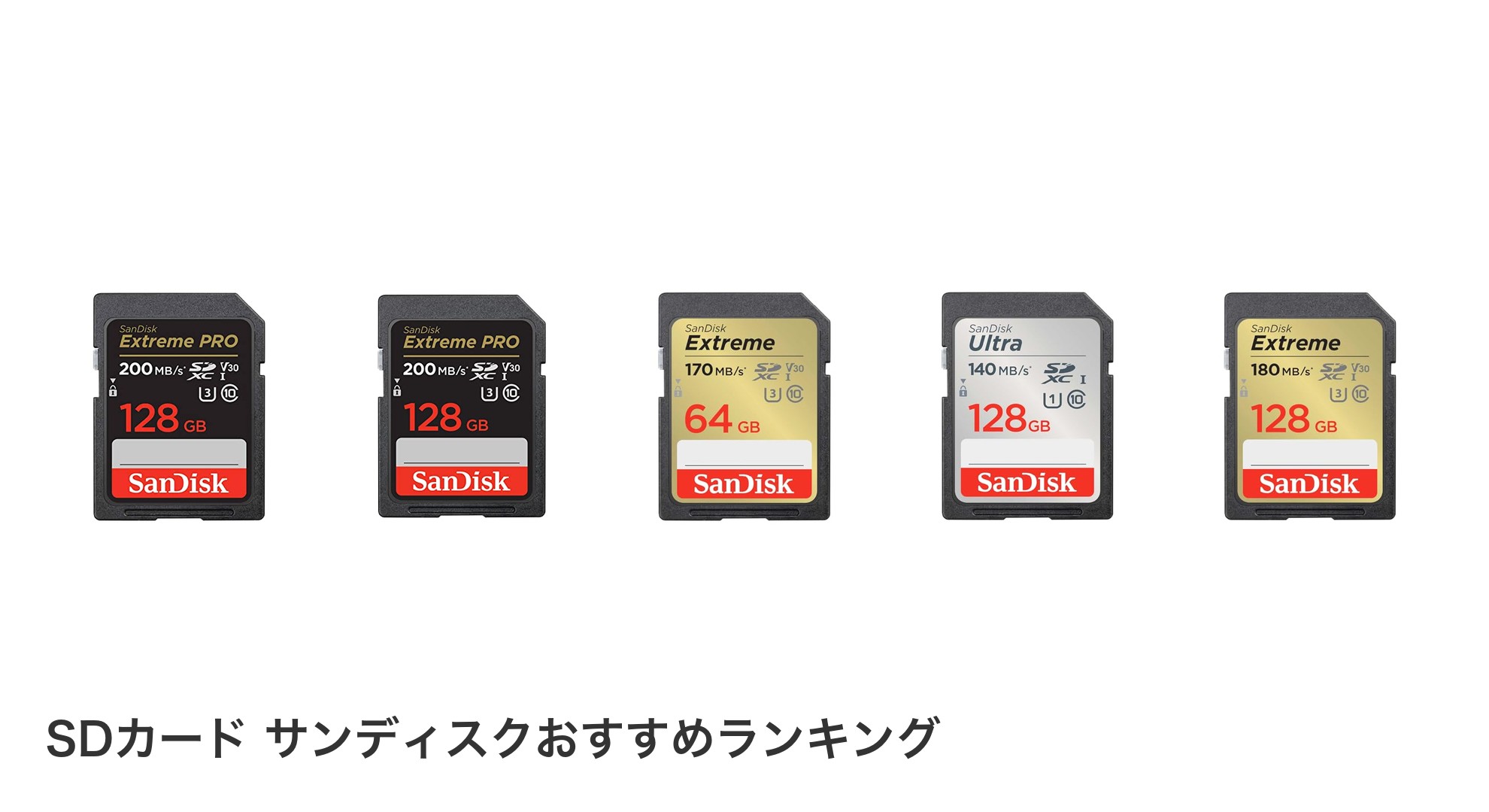 SDカード サンディスクのおすすめランキング