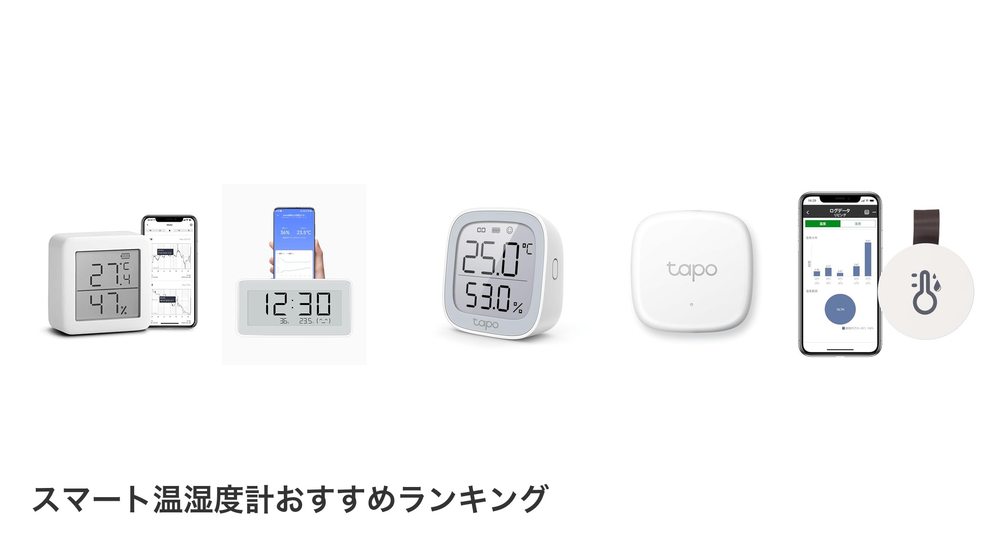 スマート温湿度計のおすすめランキング