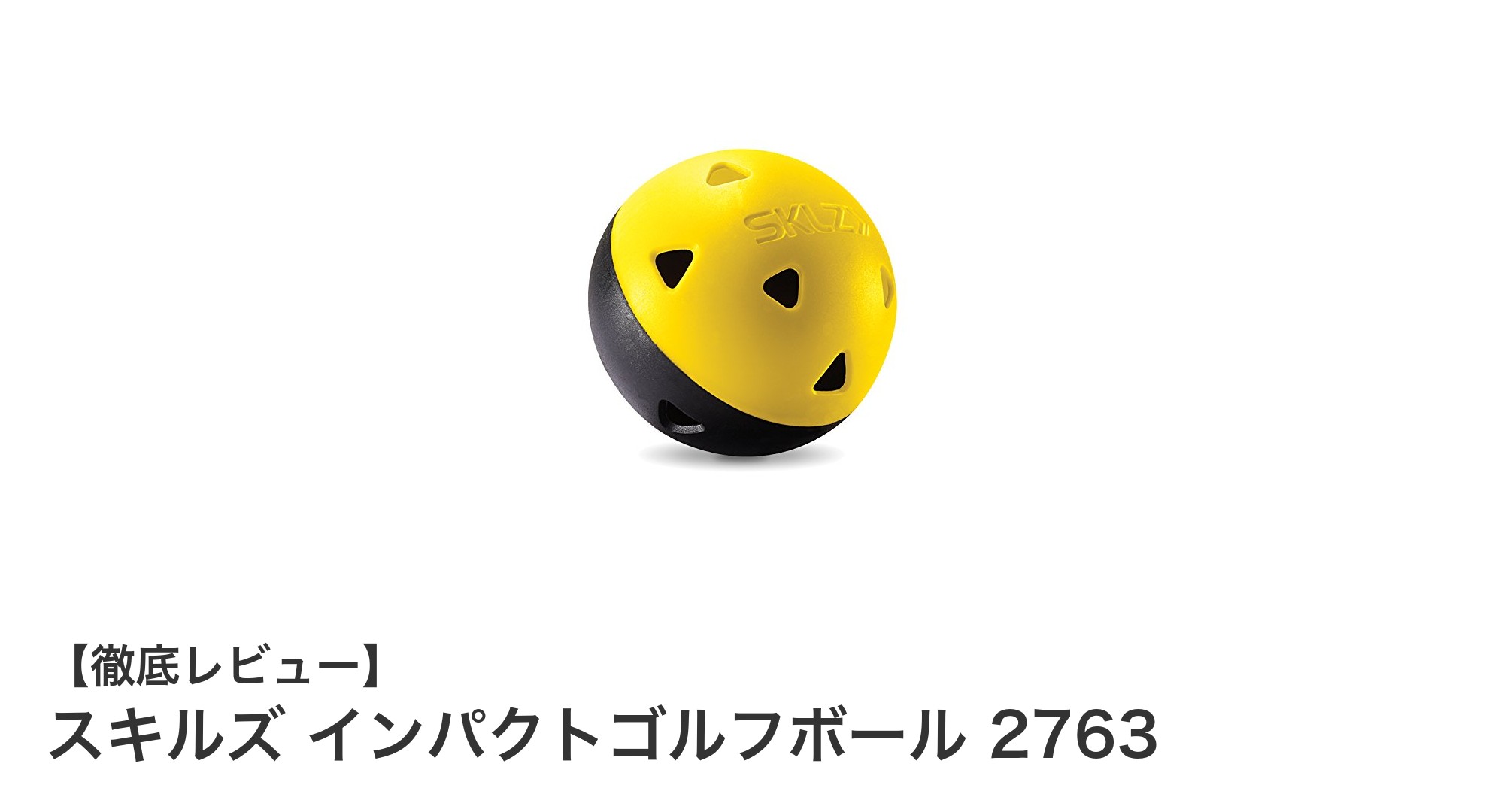 練習効率アップ！スキルズ インパクトゴルフボール 2763の魅力とは？