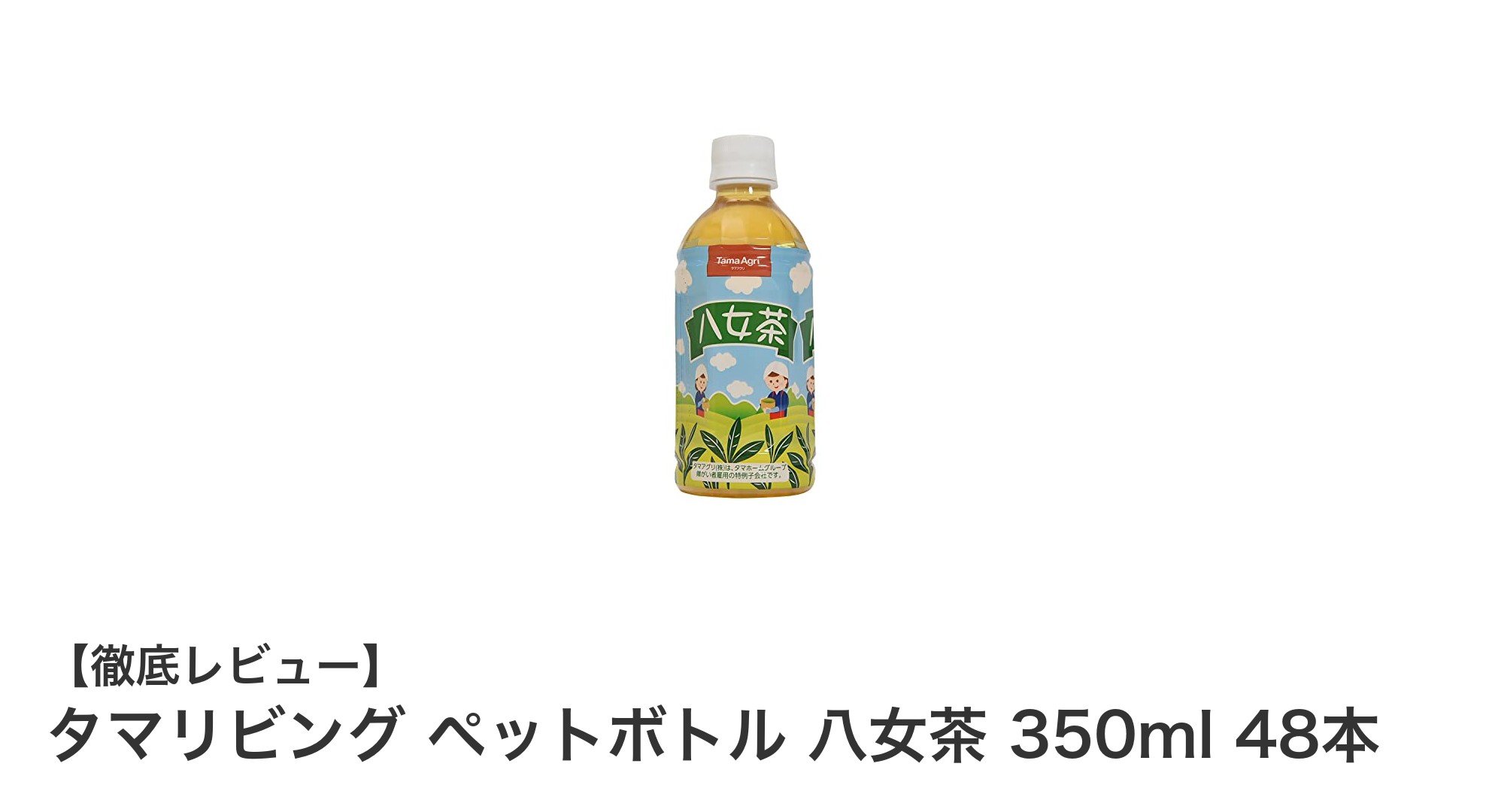 福岡県産高級玉露使用!タマリビングの八女茶350ml×48本セットで味わう贅沢な緑茶時間