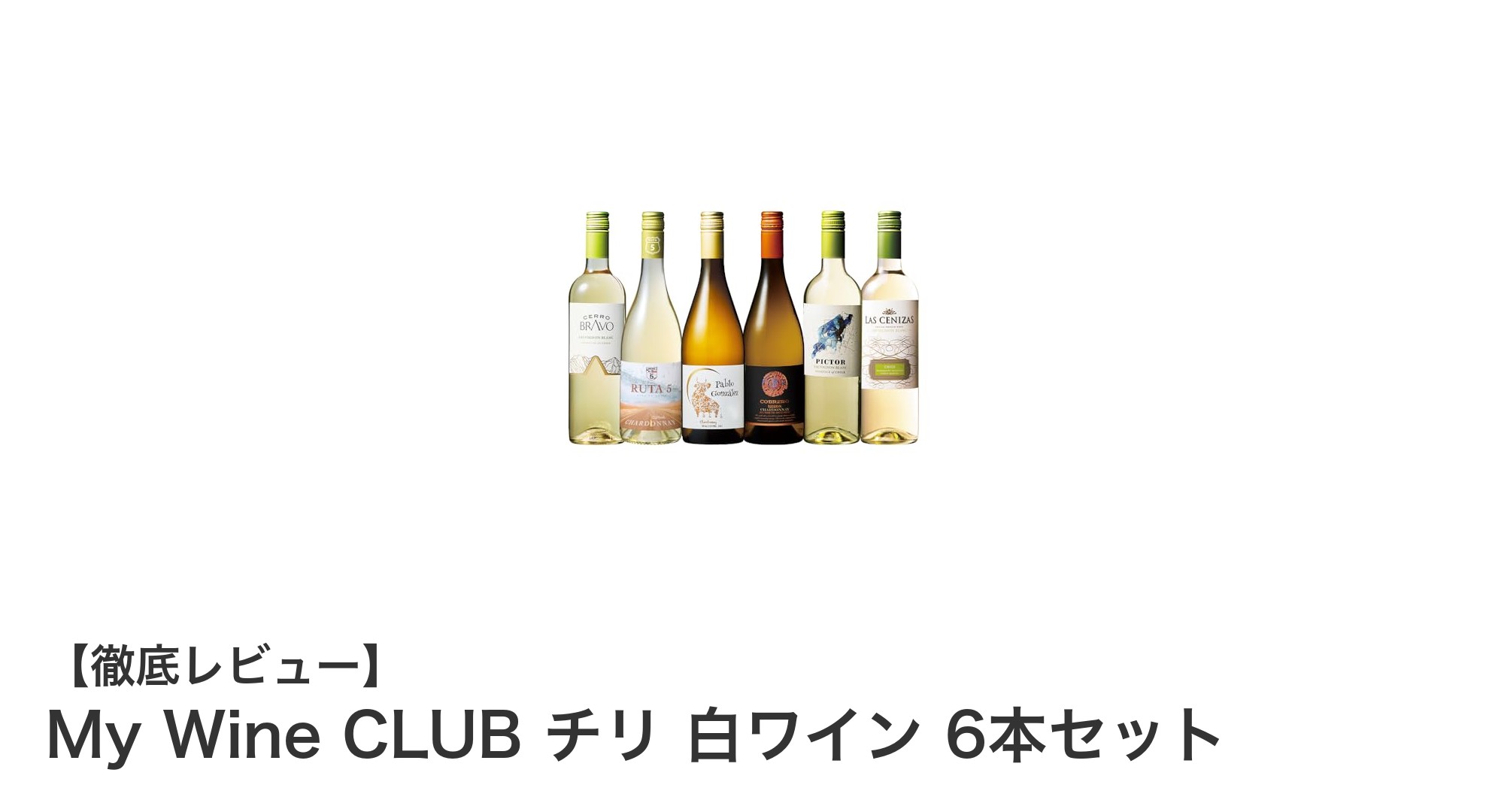 My Wine CLUBのチリ産白ワイン6本セットで楽しむ果実味豊かな味わいの旅