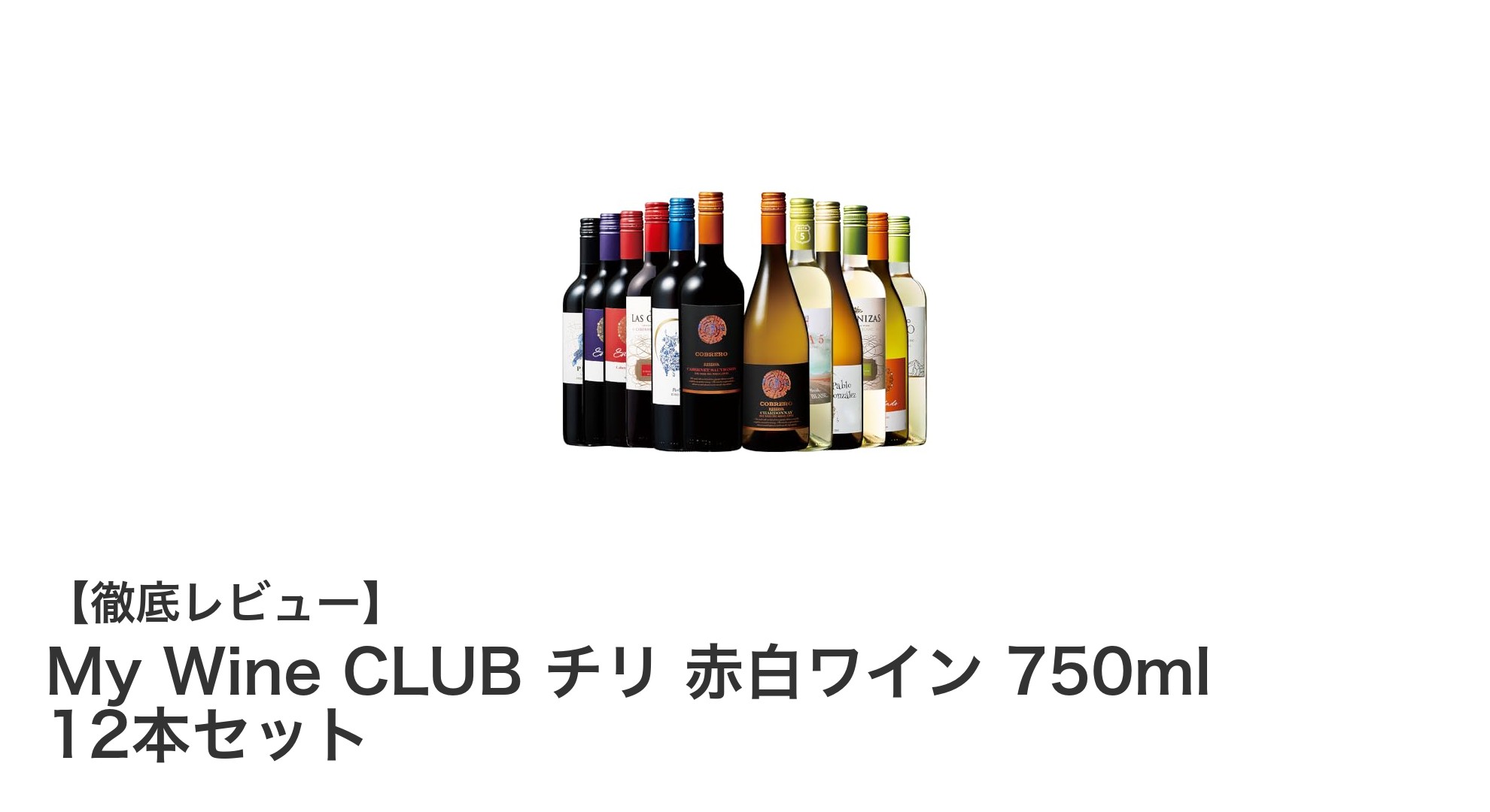 お得に楽しむ！My Wine CLUBのチリ産赤白ワイン12本セットレビュー