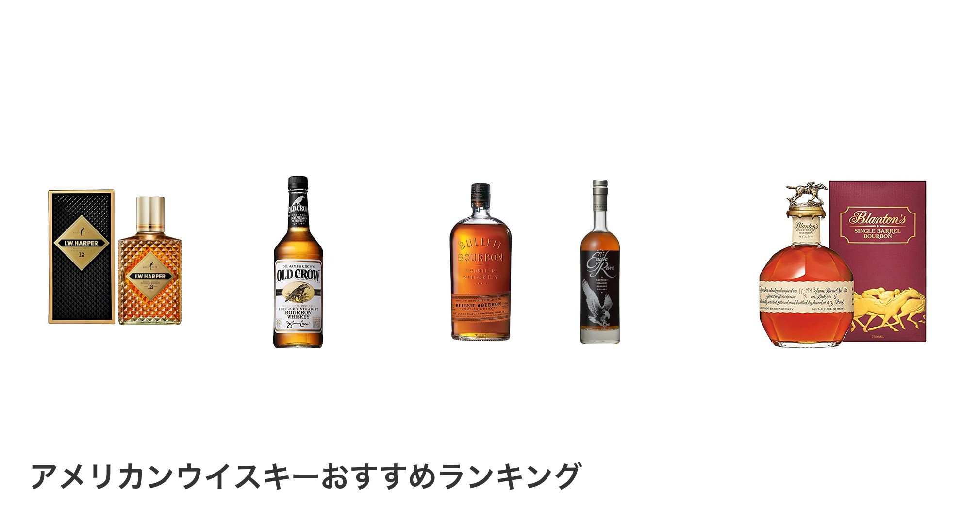 アメリカンウイスキーのおすすめランキング