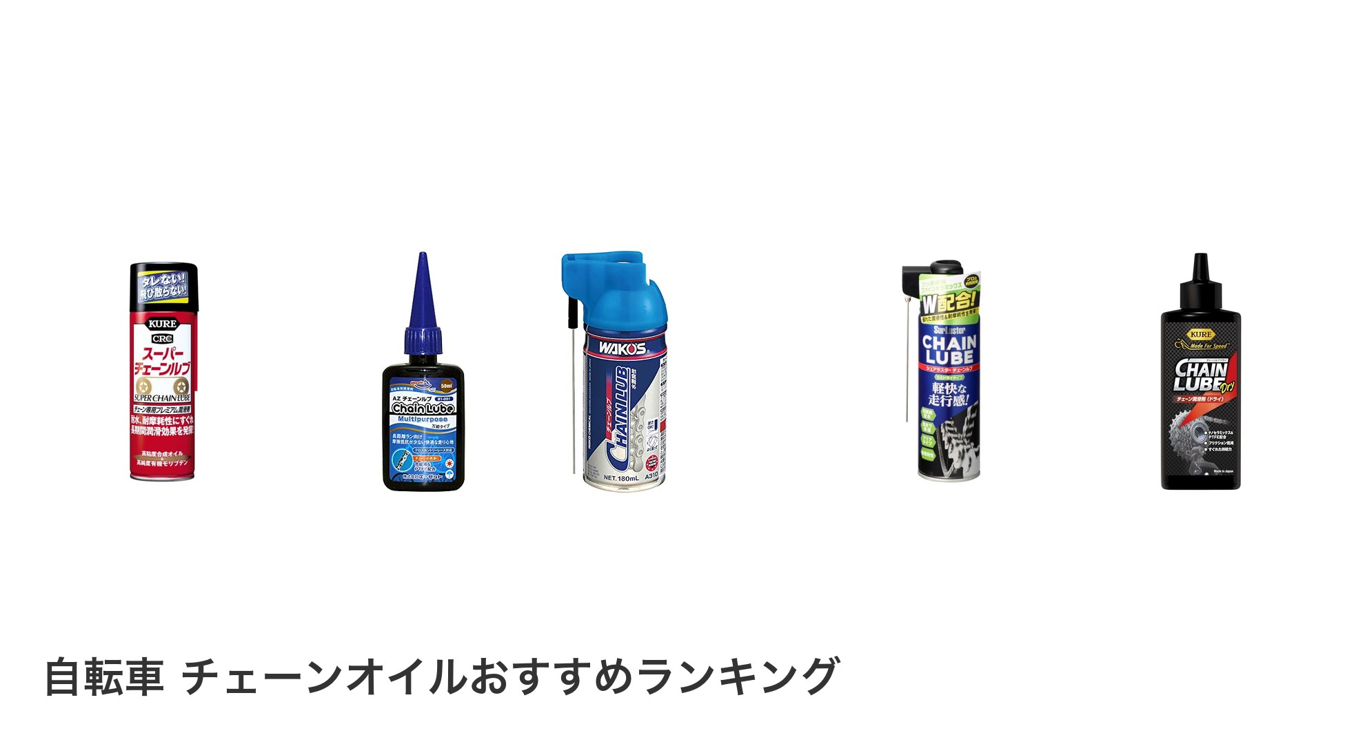 自転車 チェーンオイルのおすすめランキング