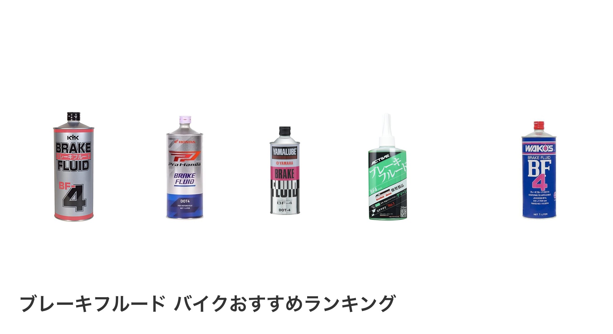 ブレーキフルード バイクのおすすめランキング