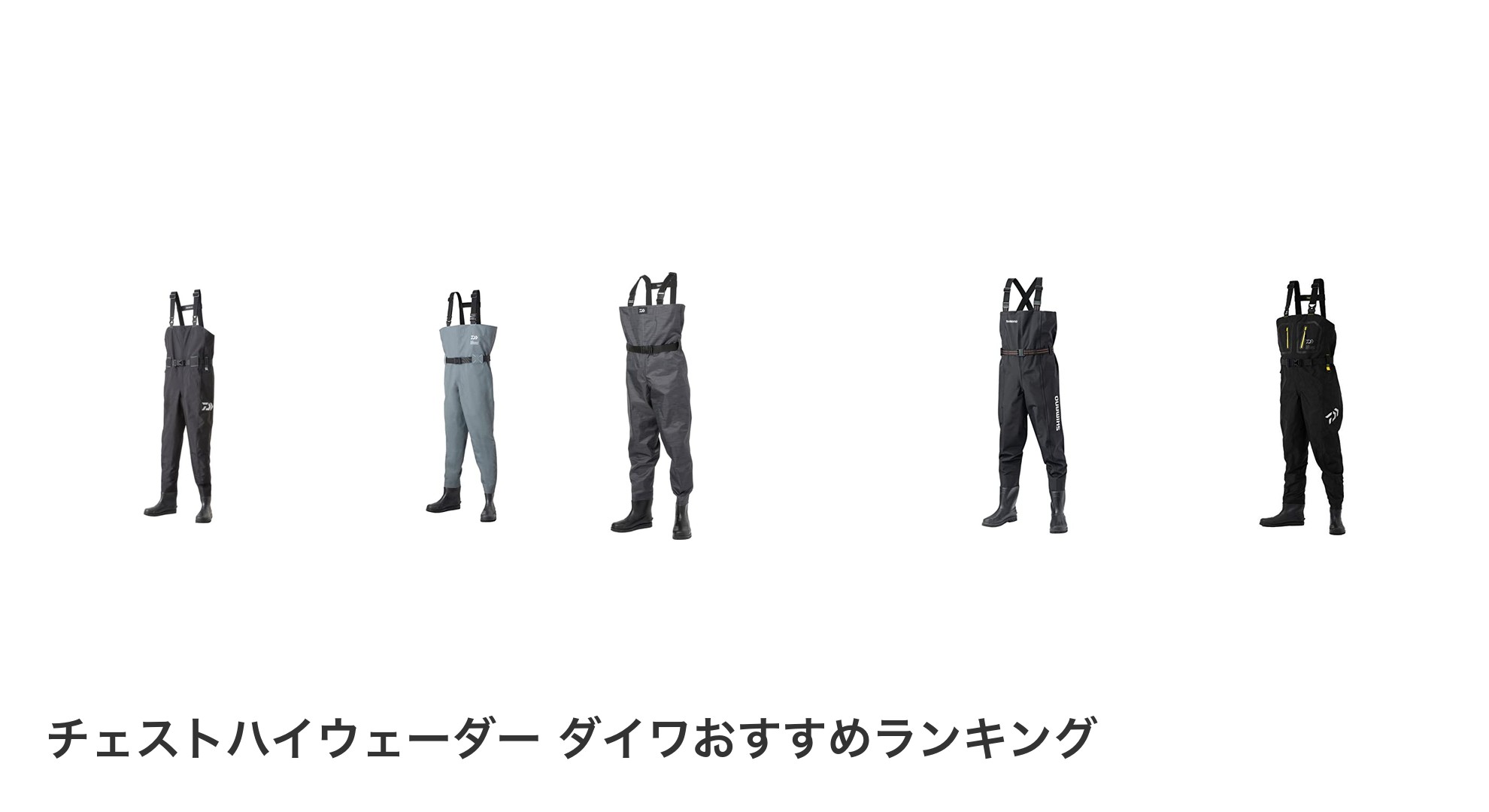 チェストハイウェーダー ダイワのおすすめランキング