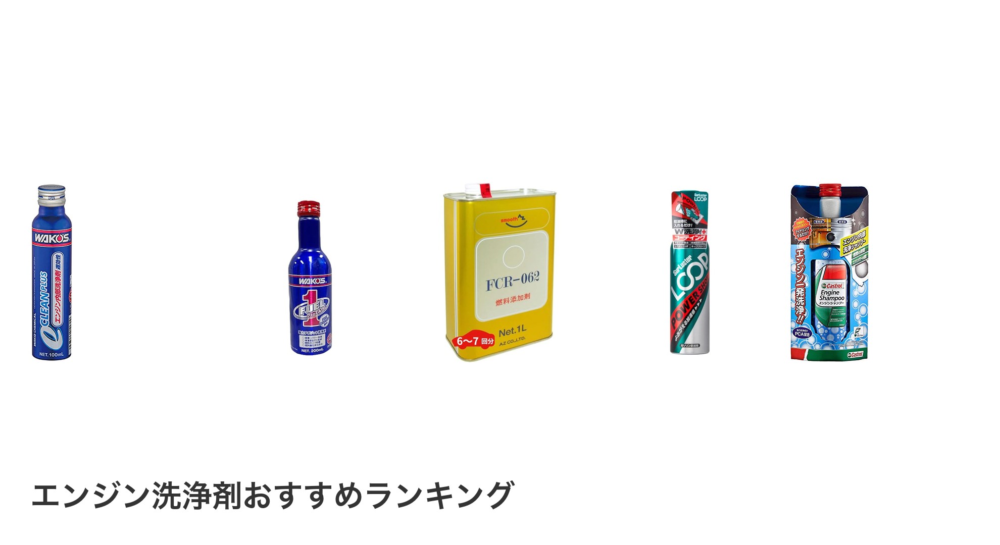 エンジン洗浄剤のおすすめランキング