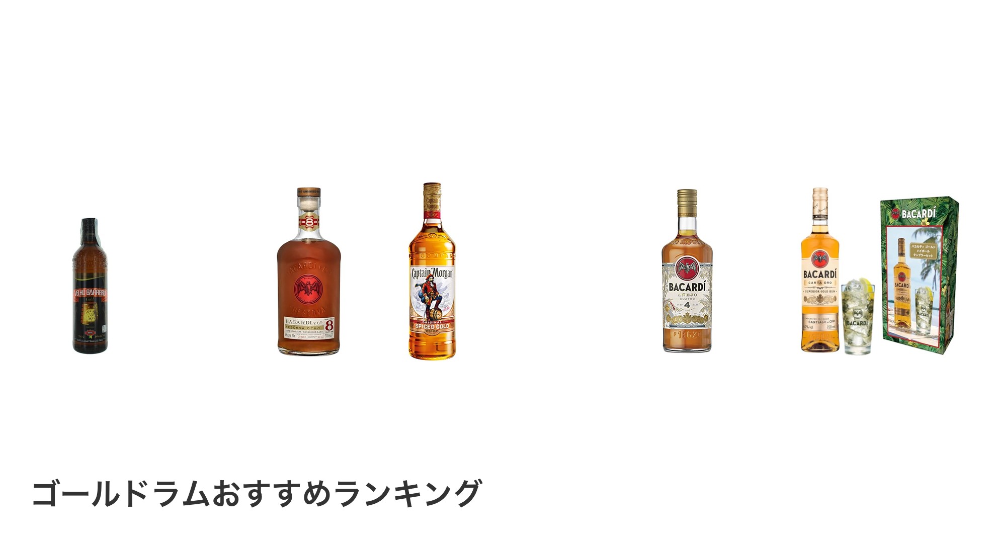 ゴールドラムのおすすめランキング