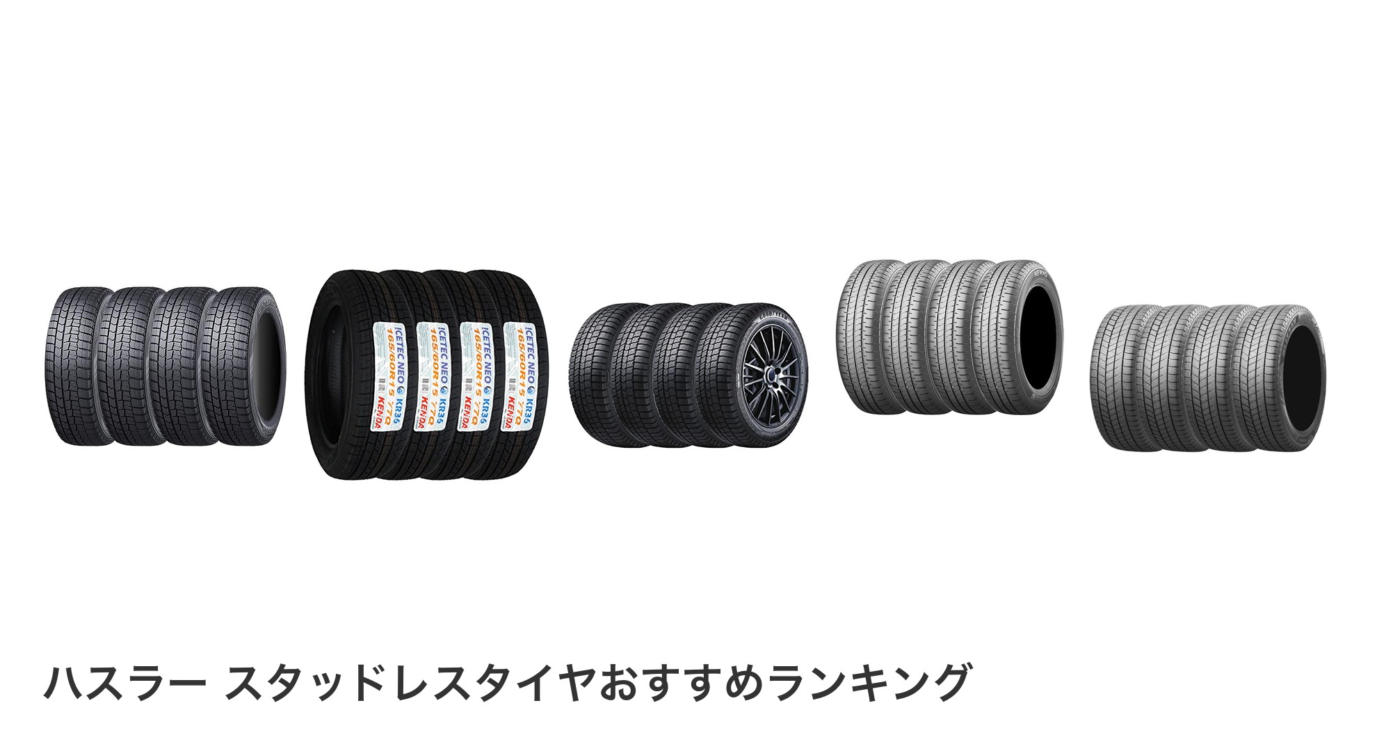 ハスラー スタッドレスタイヤのおすすめランキング