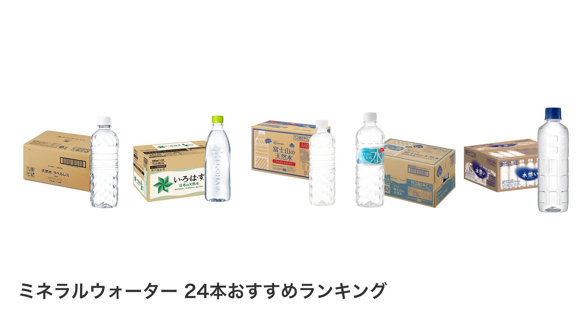 ミネラルウォーター 24本のおすすめランキング