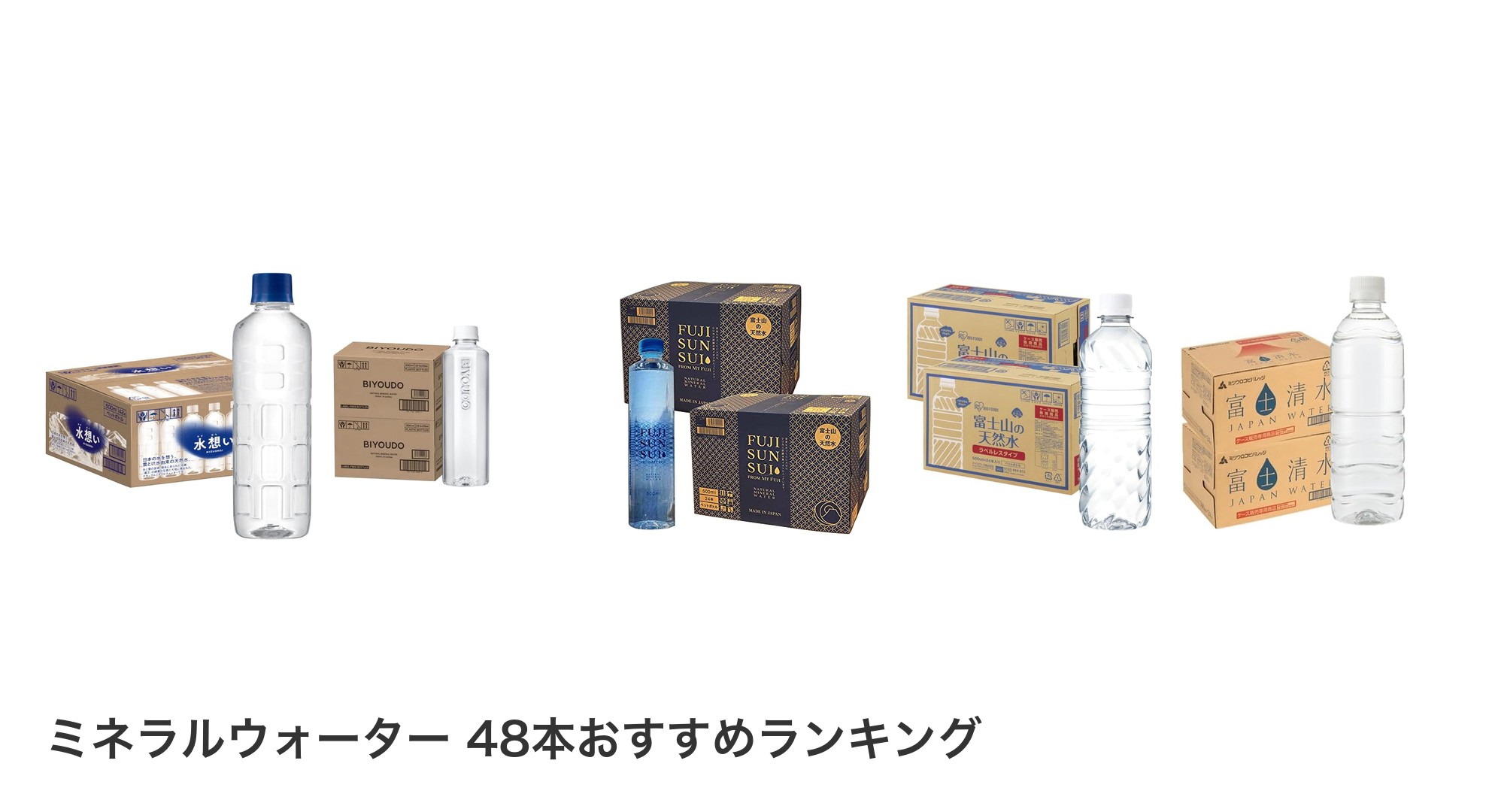 ミネラルウォーター 48本のおすすめランキング