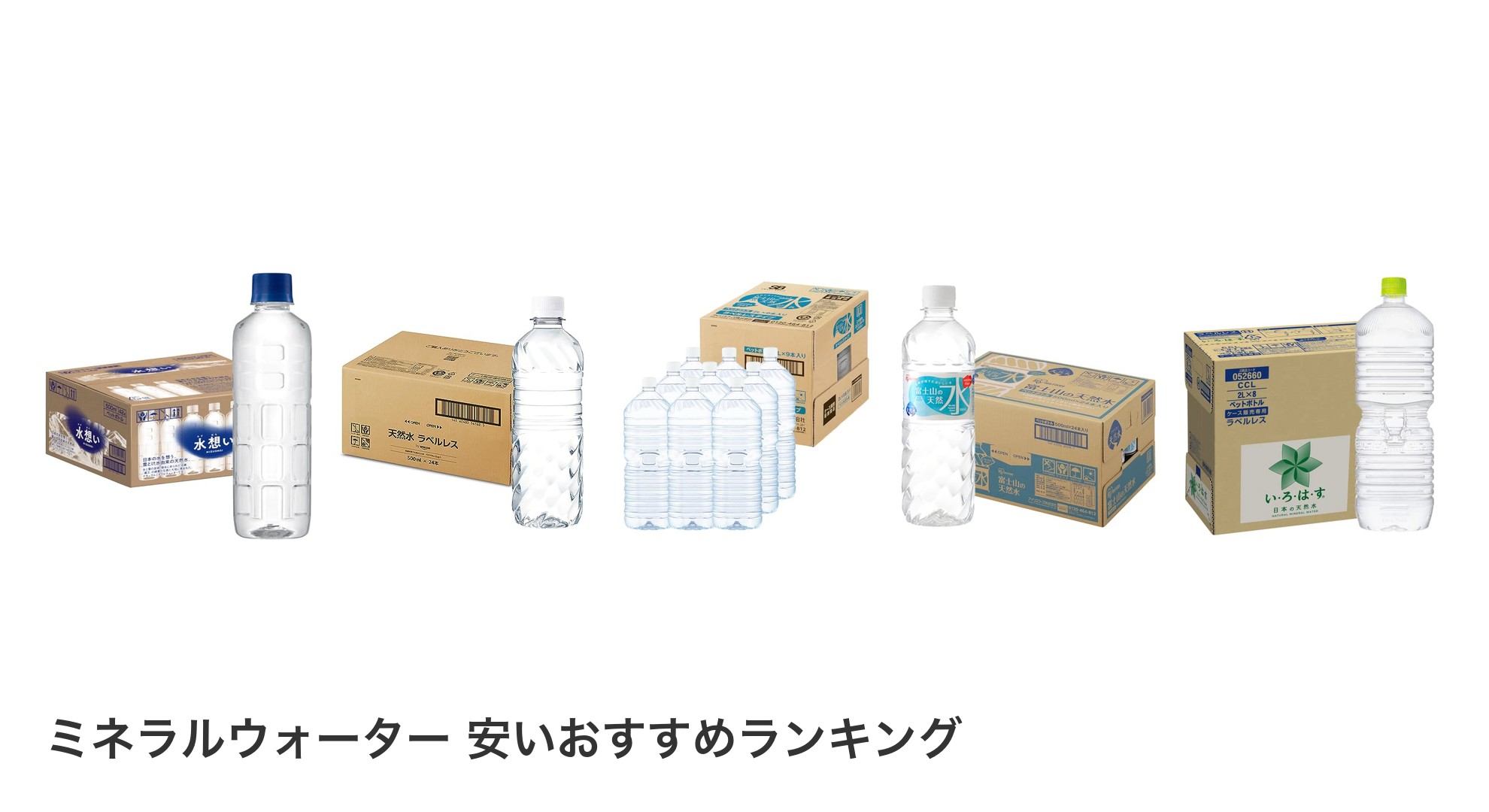 ミネラルウォーター 安いのおすすめランキング