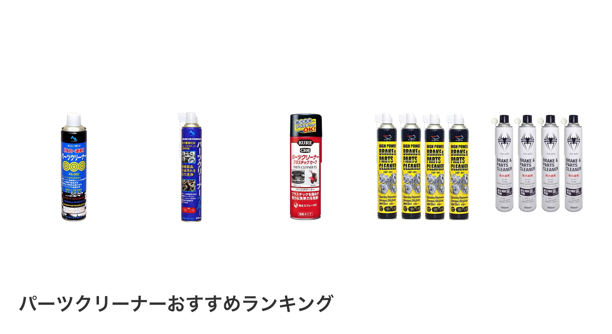 パーツクリーナーのおすすめランキング