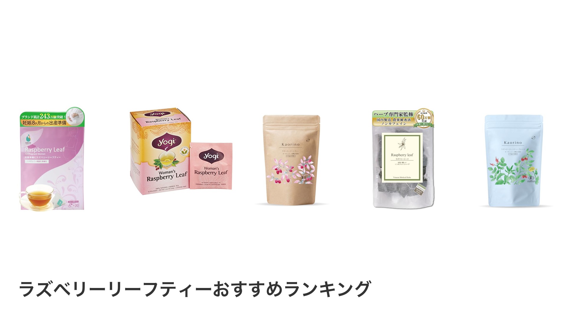 ラズベリーリーフティーのおすすめランキング