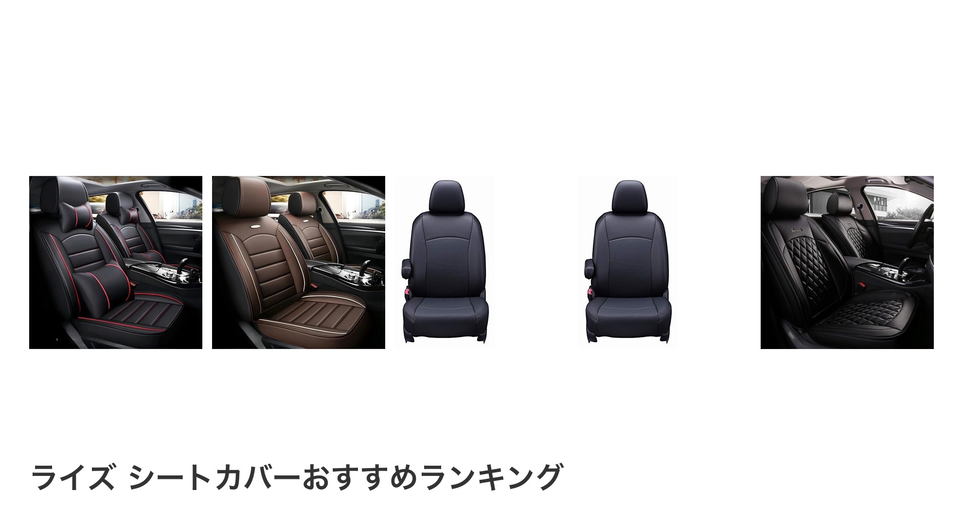 ライズ シートカバーのおすすめランキング