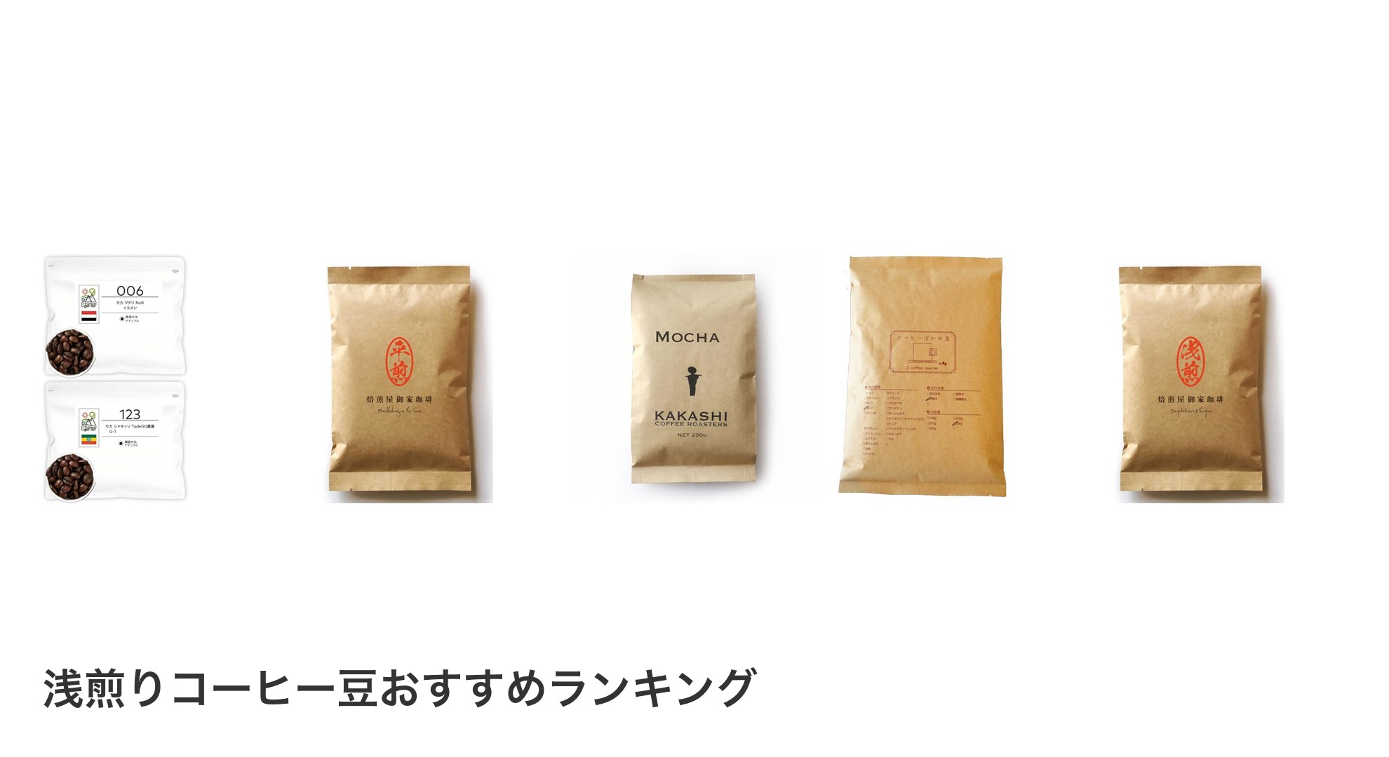 浅煎りコーヒー豆のおすすめランキング