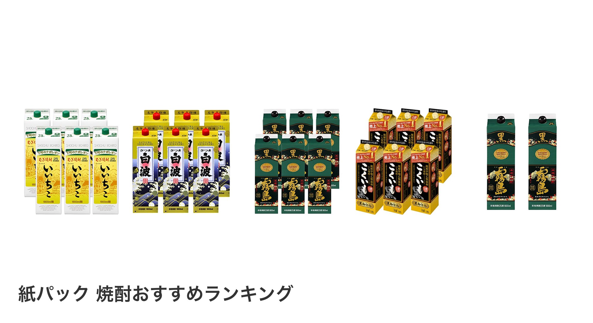 紙パック 焼酎のおすすめランキング