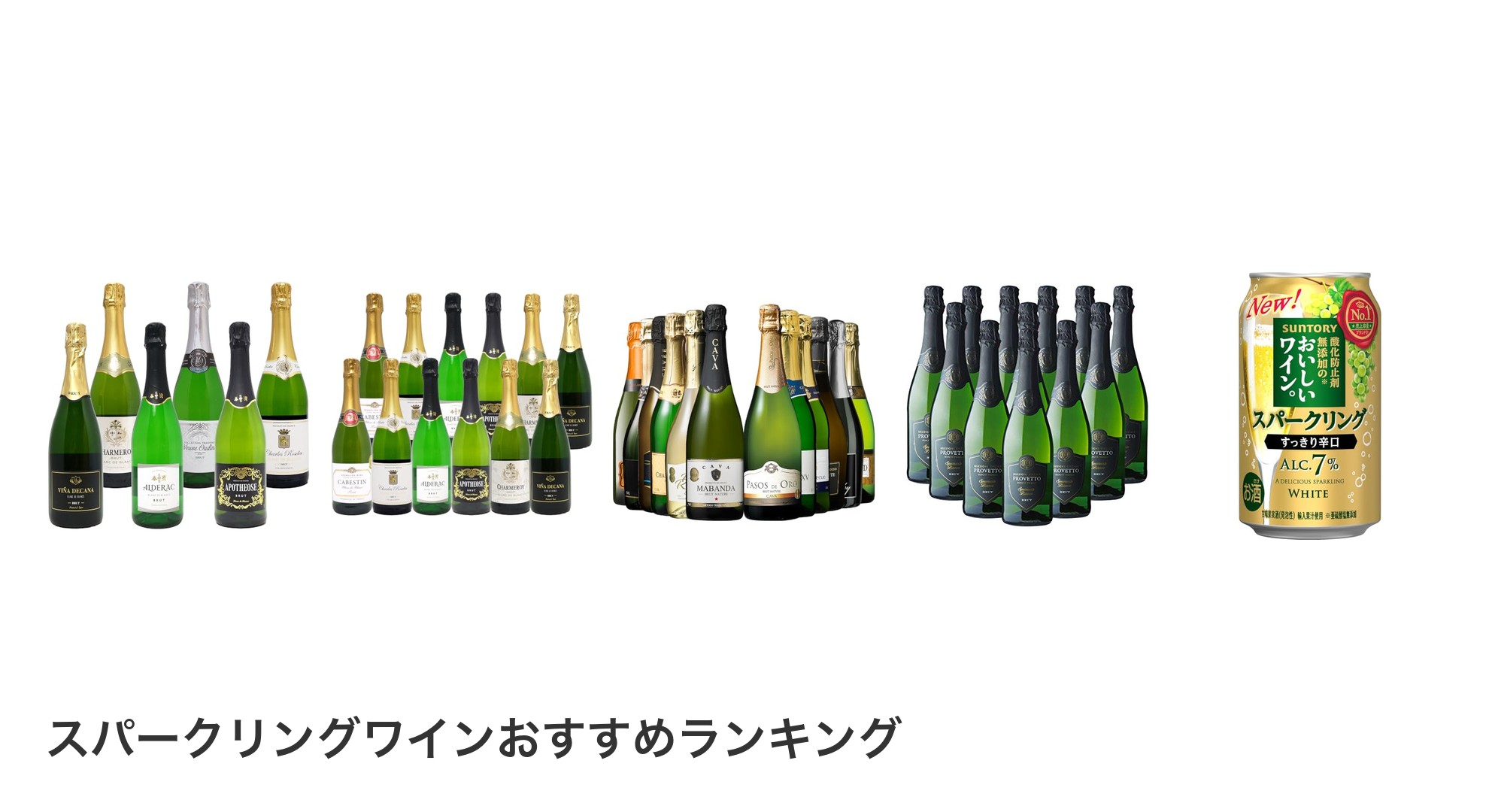 スパークリングワインのおすすめランキング