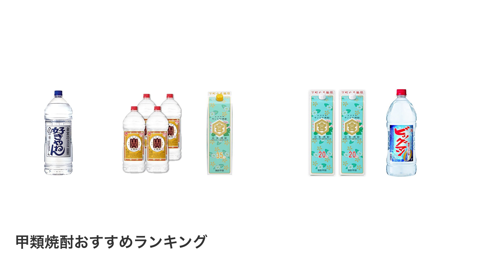 甲類焼酎のおすすめランキング