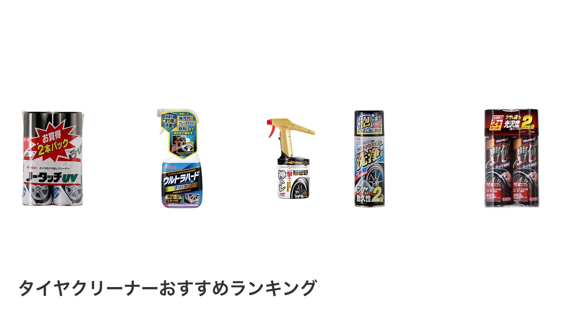 タイヤクリーナーのおすすめランキング