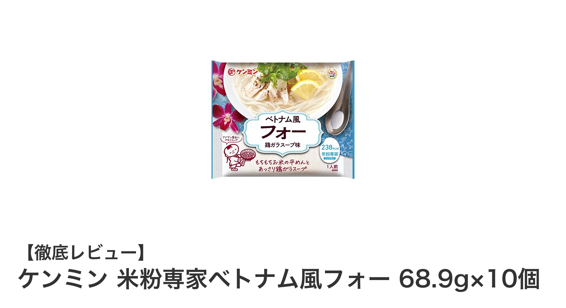 手軽に味わう本格ベトナム風!ケンミン 米粉専家フォー10食セットの魅力