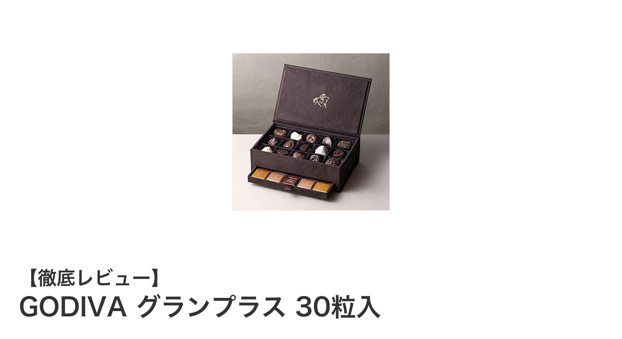 贅沢な味わいを楽しむならGODIVAグランプラス30粒入りセットがおすすめ!