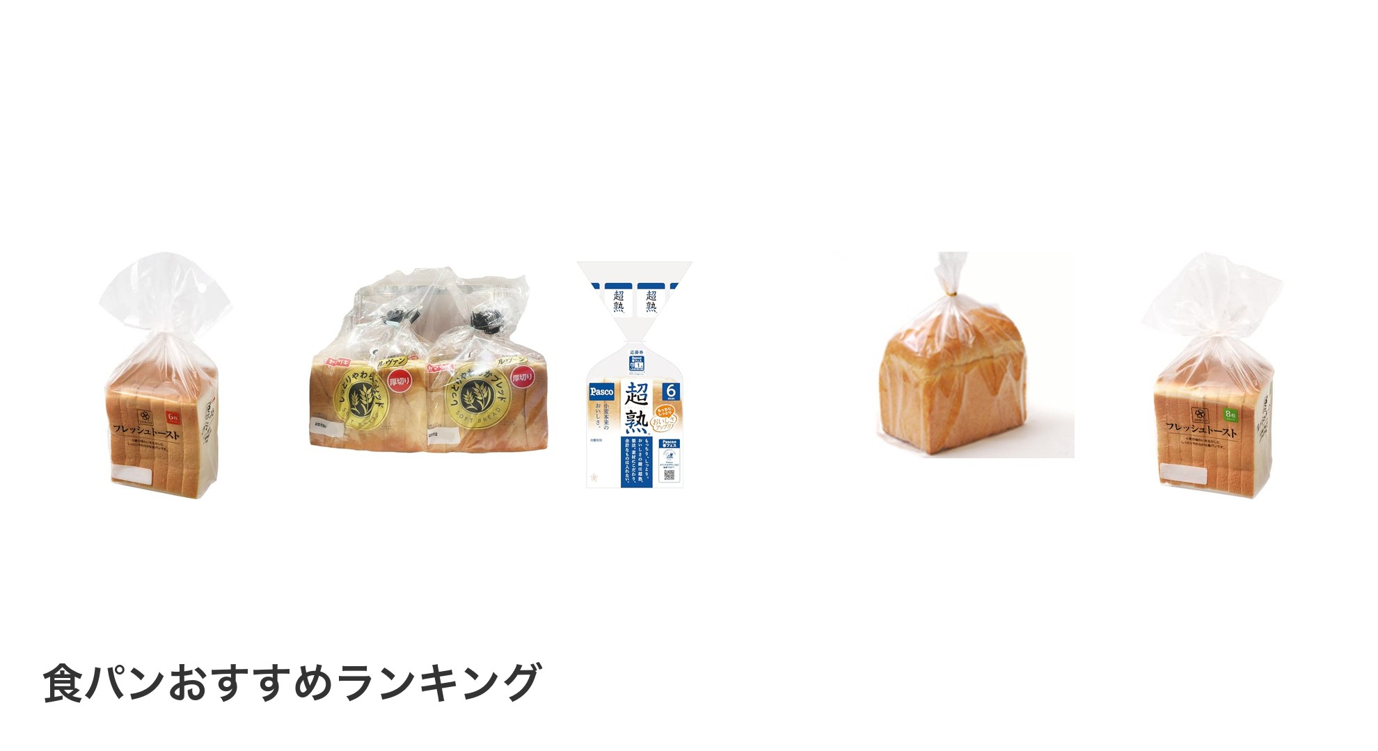 食パンのおすすめランキング